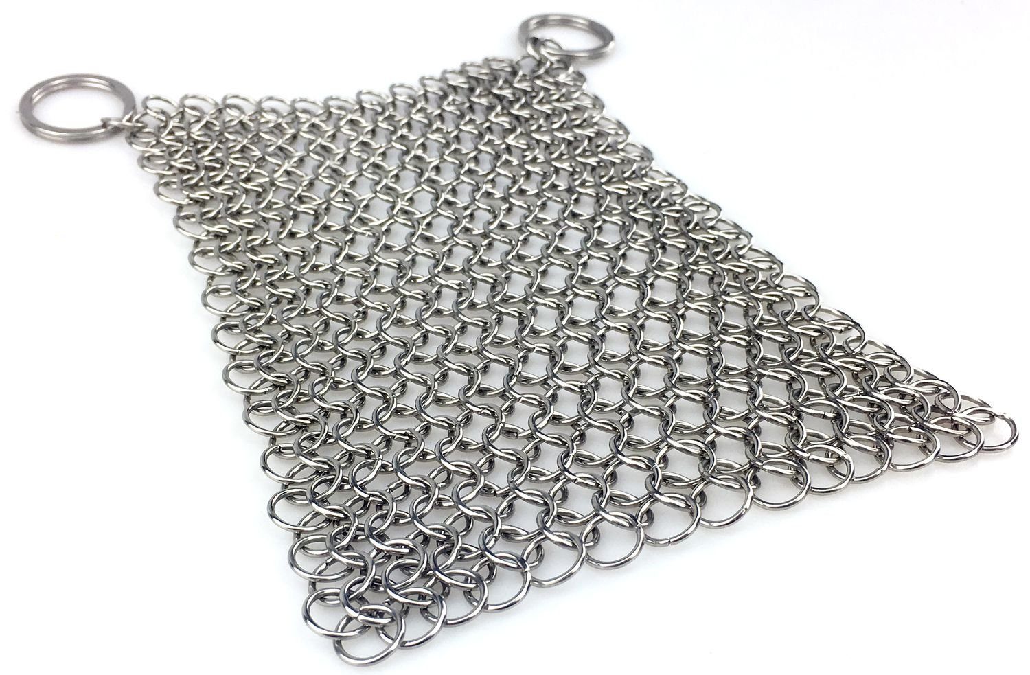 Grillbürste Grillfürst Ringreiniger für Dutch Oven / Gusseisen 14 x 14 cm