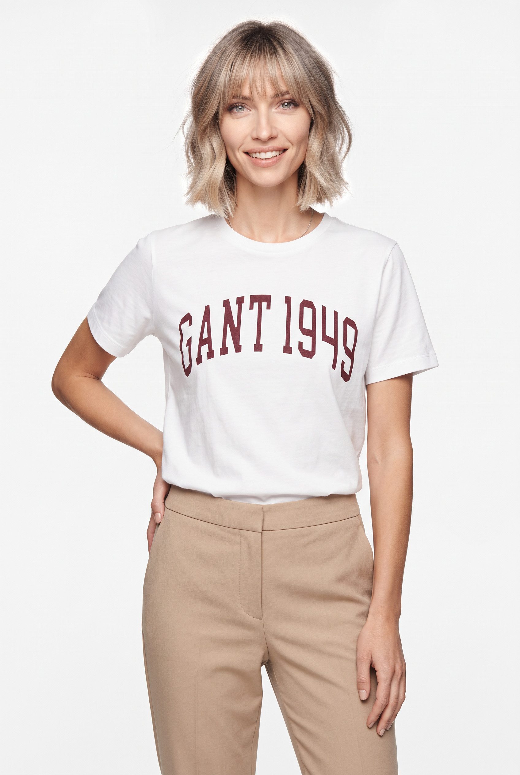 Gant T-Shirt REGULAR GRAPHIC regular fit, Single Jersey