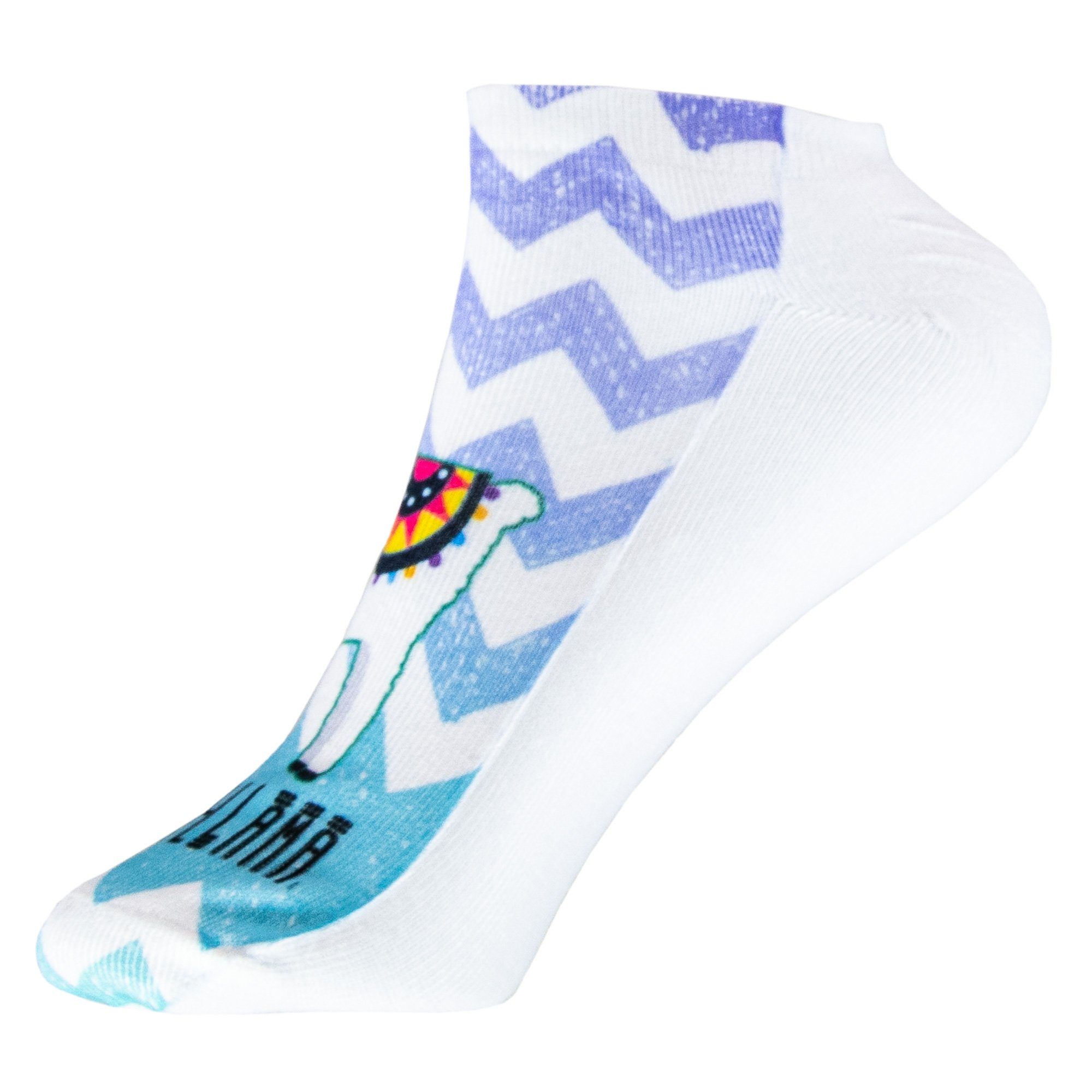 Paar cosey 1 Kurzsocken – Sneaker Socken Problama 33-40 No Einheits-Größe Design– Lama