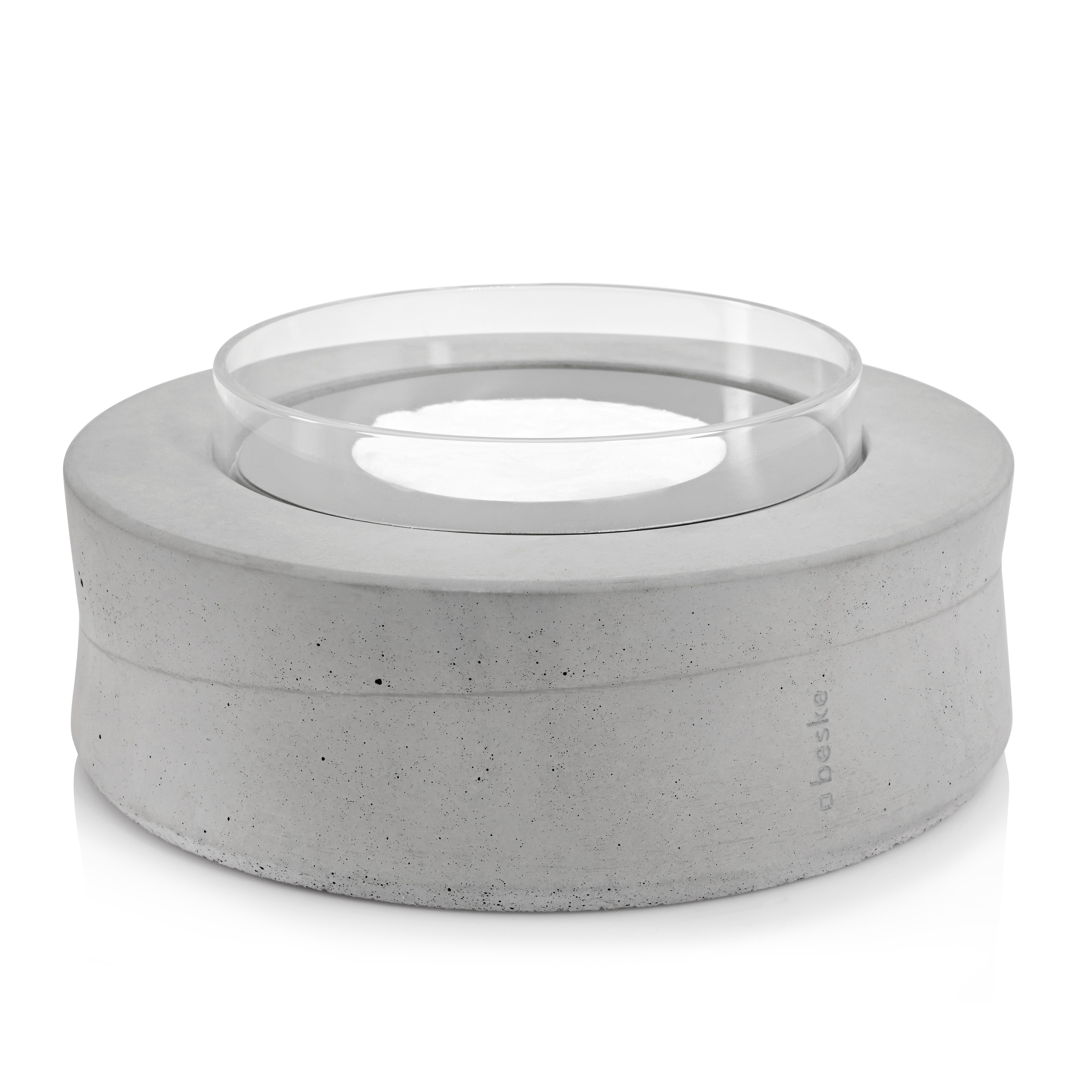 beske Tischfeuer Ethanolfeuer 'Koro', Ø20cm, Ethanolfeuer - entspannte Simmung Indoor & Outdoor