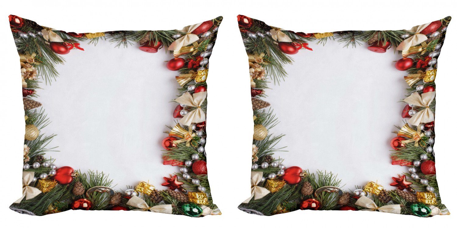 Kissenbezüge Modern Accent Doppelseitiger Digitaldruck, Abakuhaus Stück), Weihnachtsbaum (2 Weihnachten Dressed