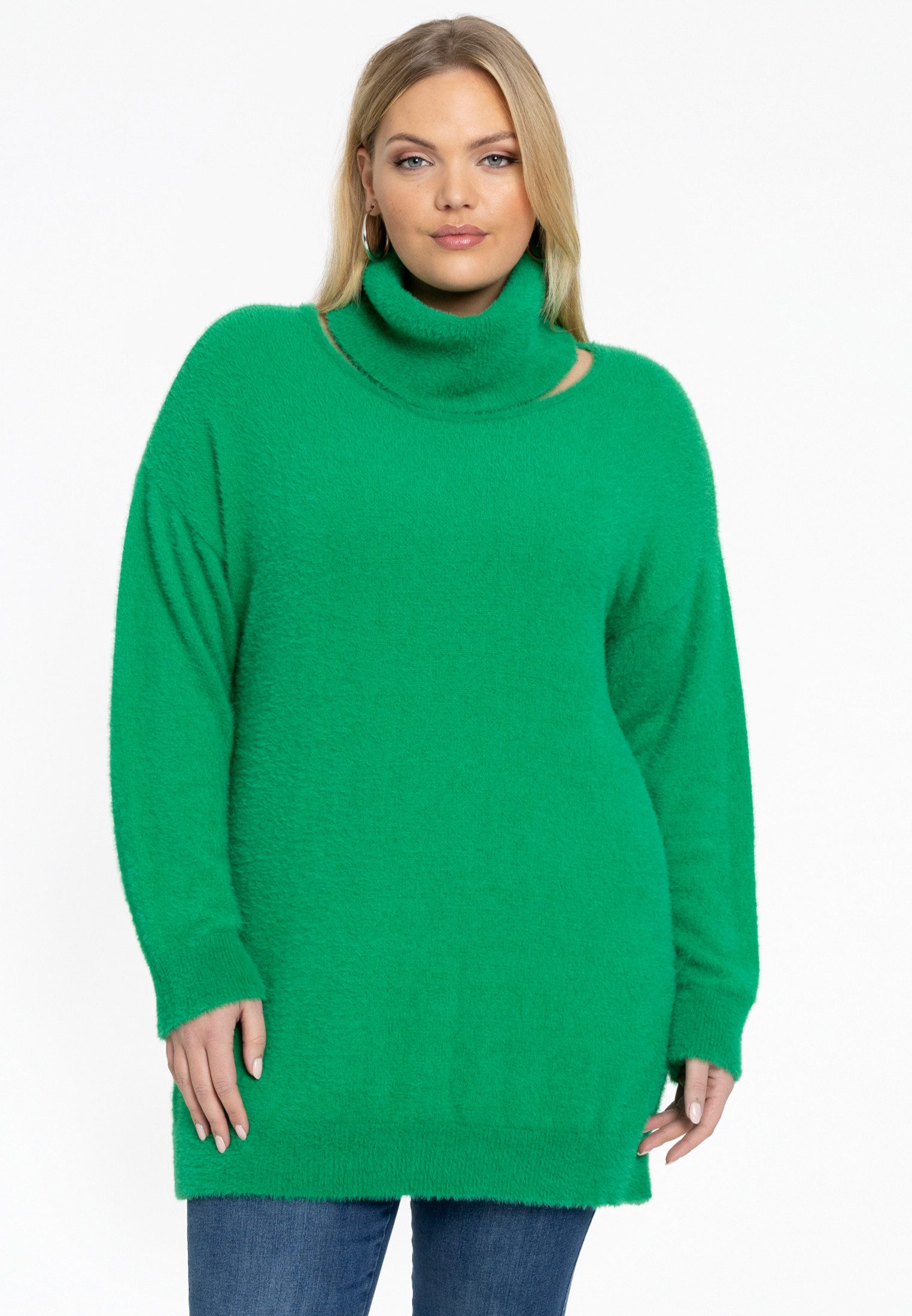 YOEK Longpullover Damen Pullover Große Größen