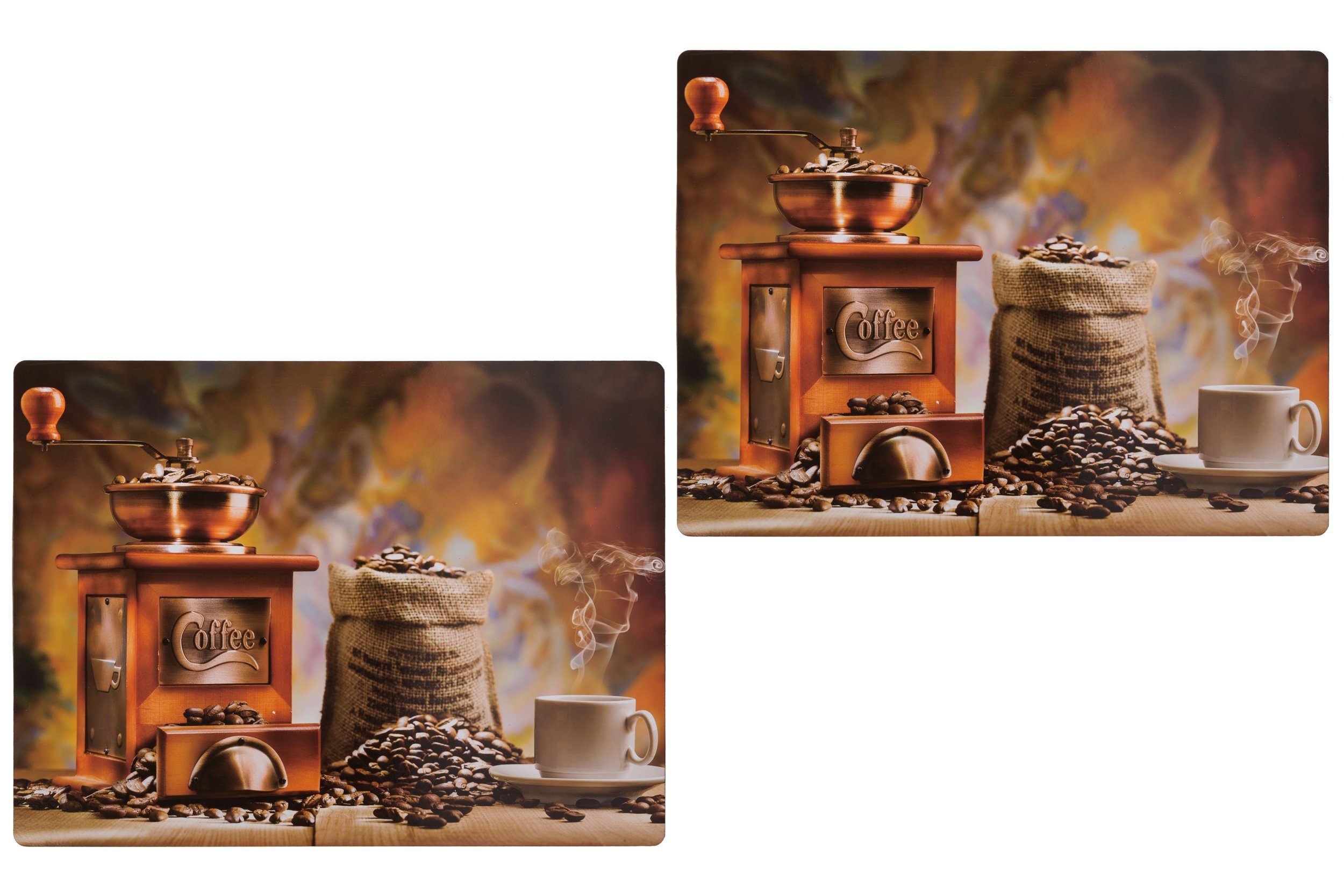 Wohnando Platzset Platzset aus Kork für den Tisch Gemütlicher Kaffee - 2er günstig online kaufen