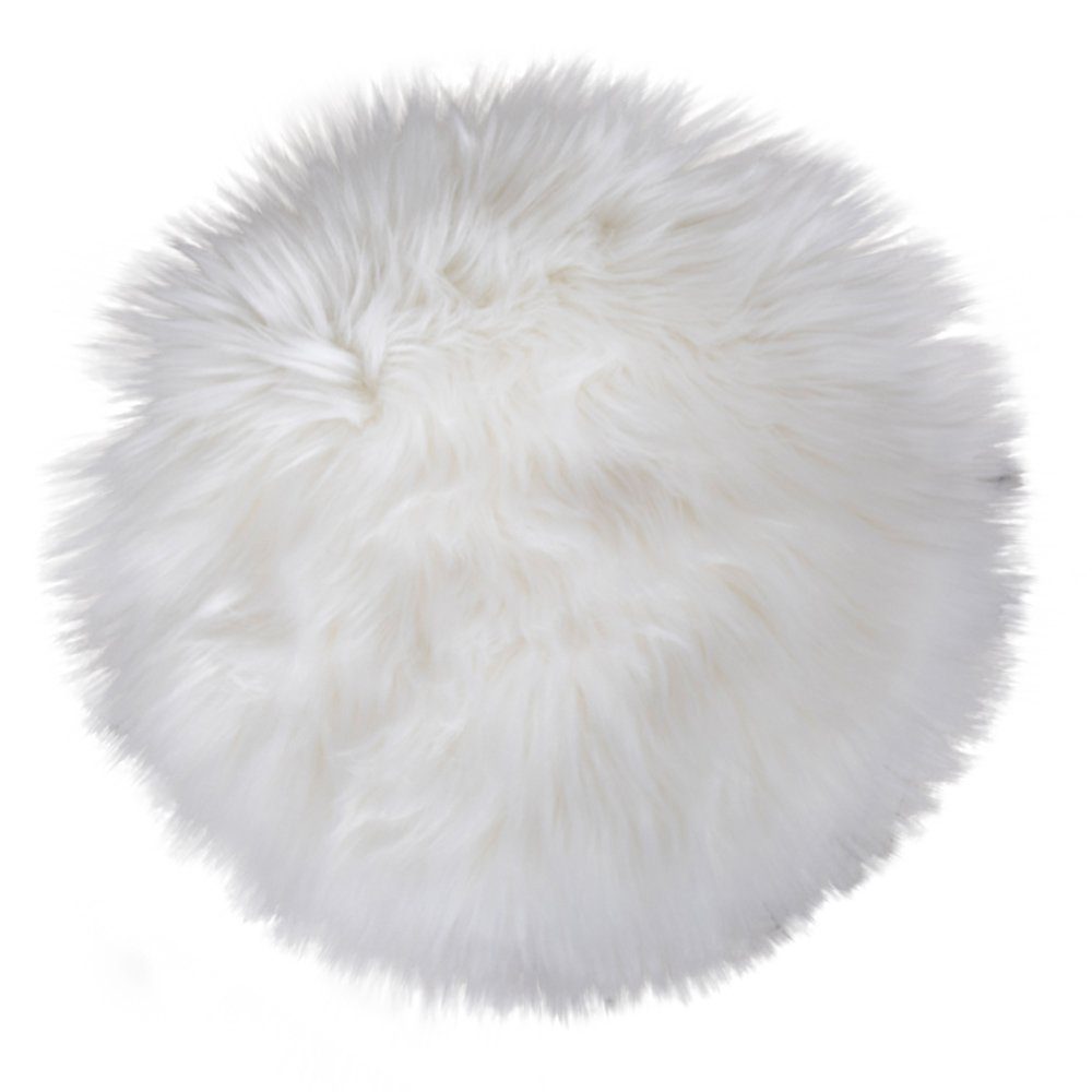 Wohndecke Laila Stuhlkissen, Lammfell imitiert Ø35 cm, natur, ebuy24. Reduzierter Preis € 27,95. Unverbindliche Preisempfehlung € 39,95