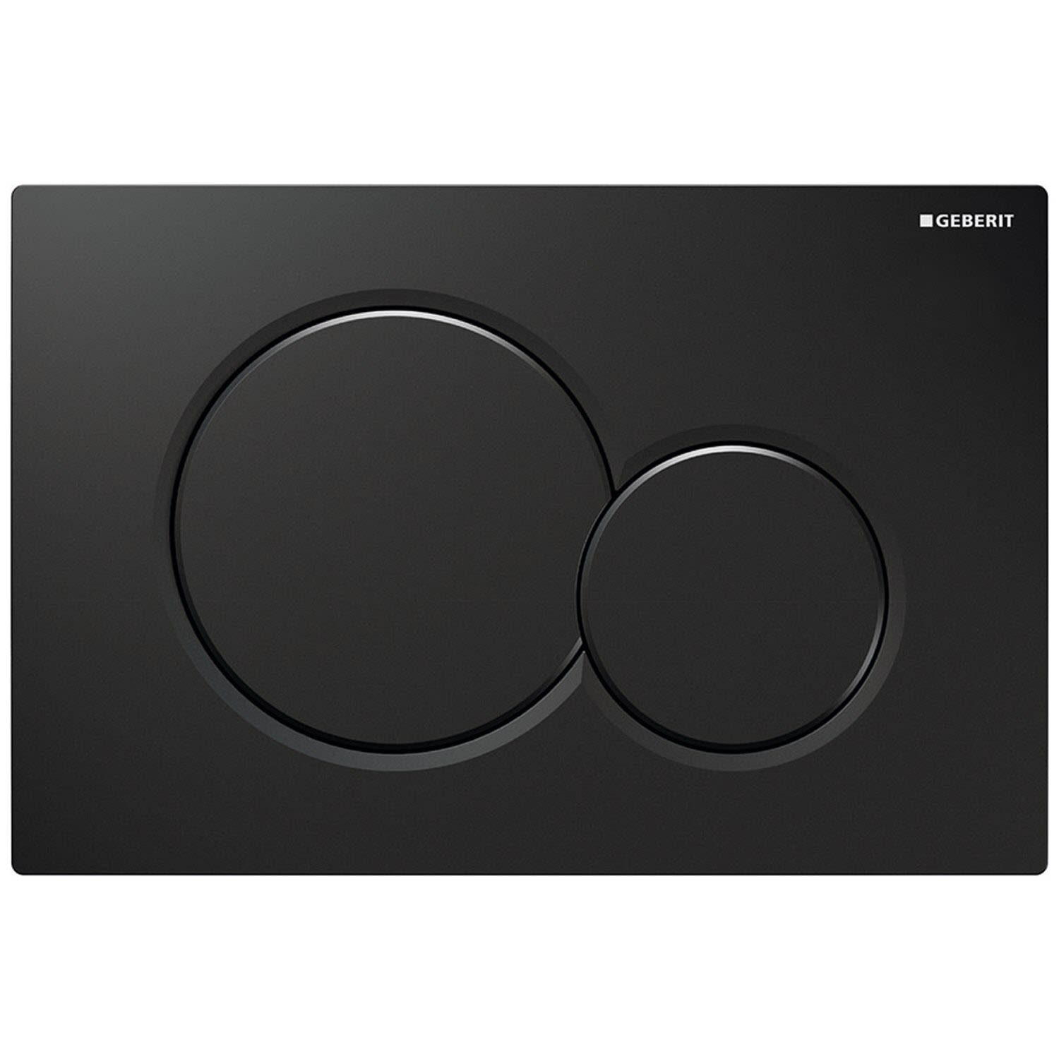 GEBERIT Кнопки смыва Geberit Betätigungsplatte Sigma 01 RAL 9005 schwarz-glänzend 115770DW5