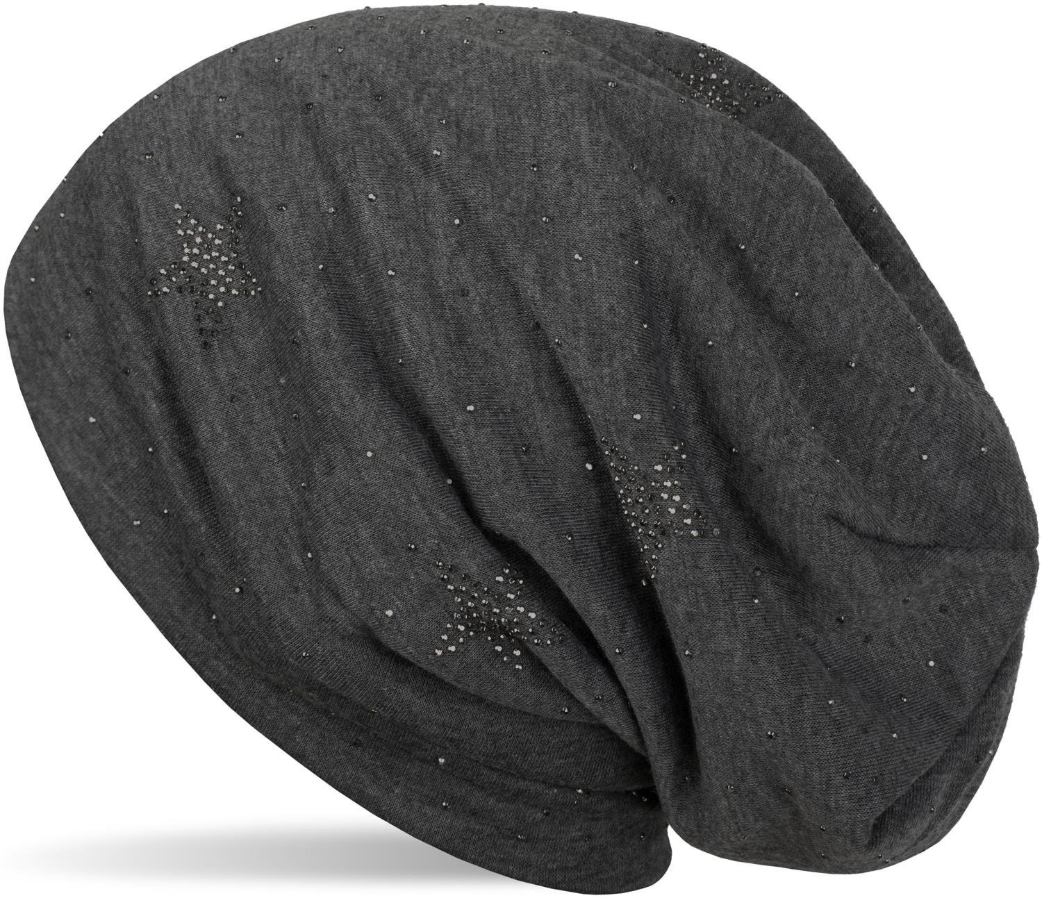 styleBREAKER Beanie Beanie mit Strass Sterne (1-St)