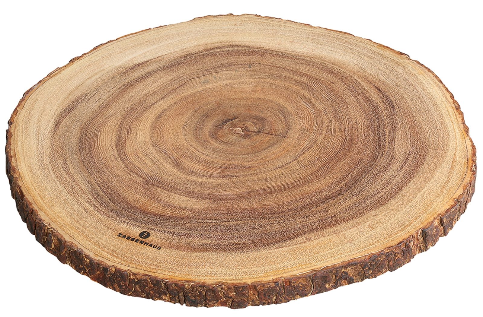 ZASSENHAUS Servierplatte Servierplatte Akazie 45 cm, Akazienholz, (Platten)