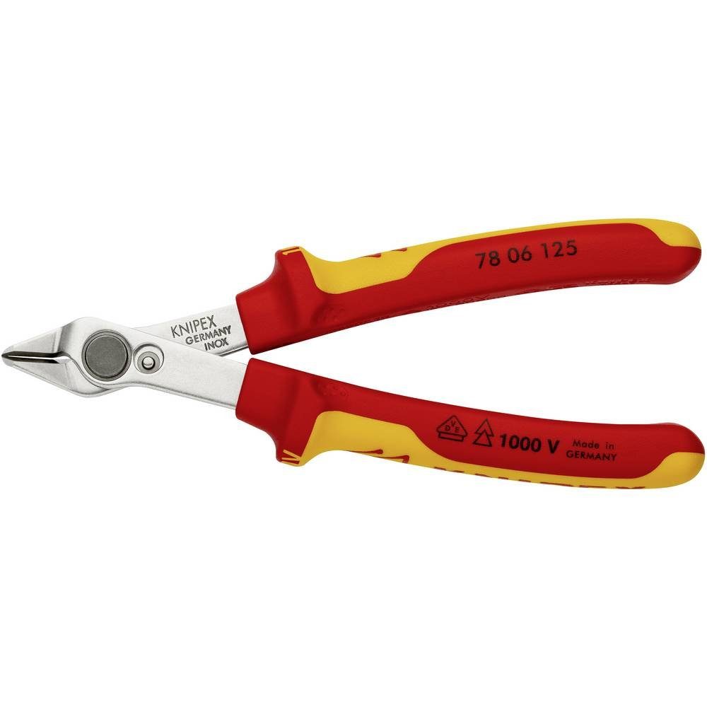 Knipex Seitenschneider VDE Electronic SuperKnips® - INOX 78 06 125