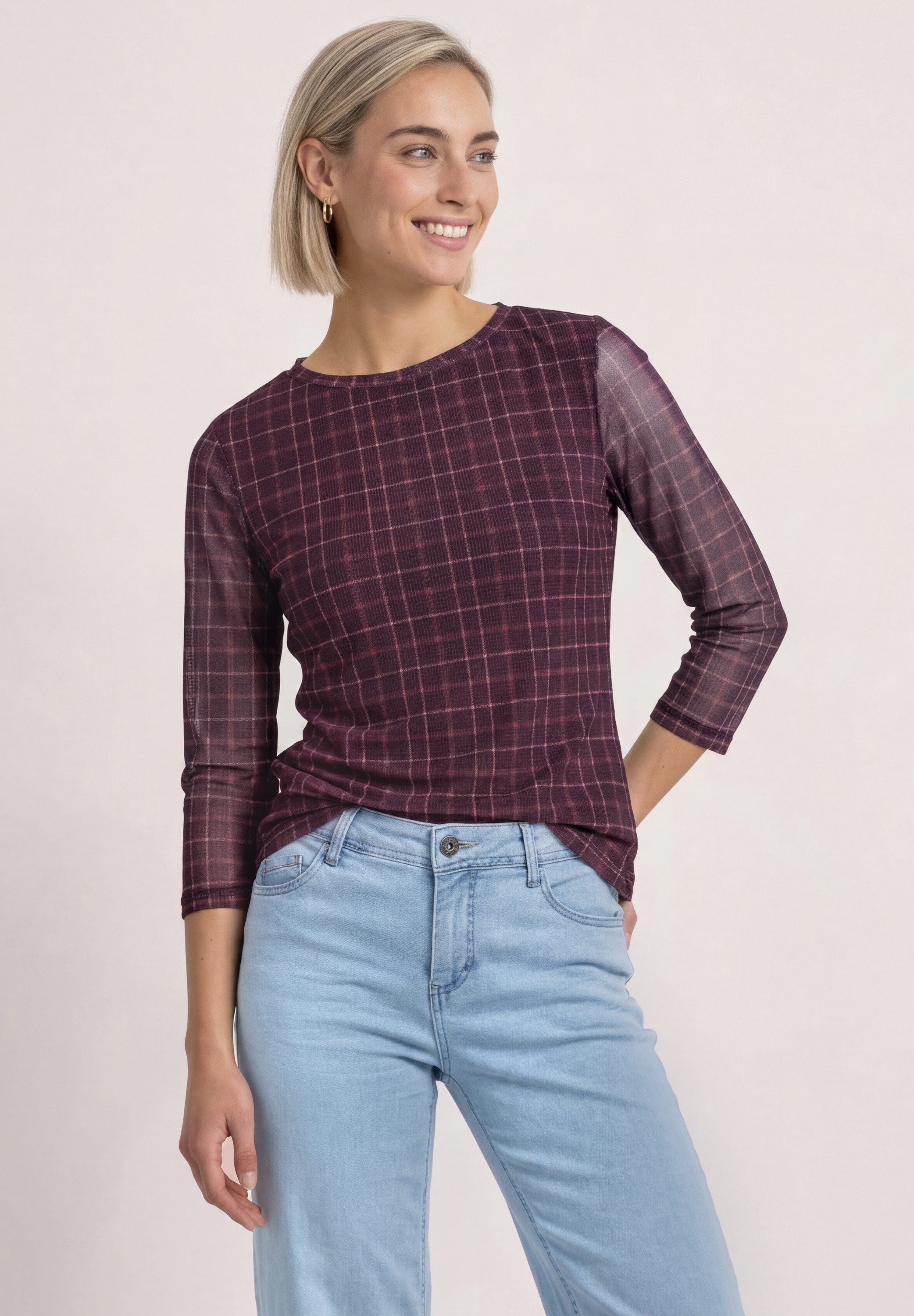 STREET ONE 3/4-Arm-Shirt mit 3/4 Ärmeln