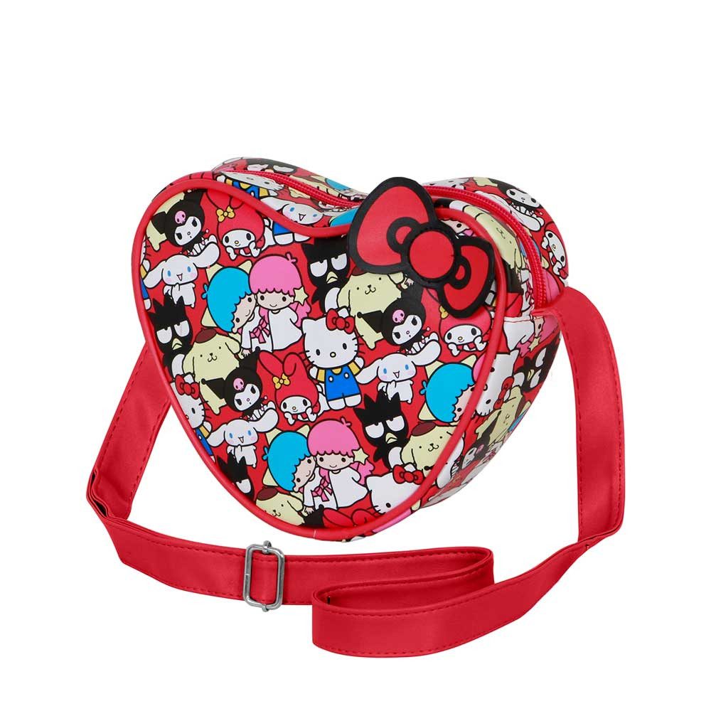 Schultertasche Sanrio Hello Kitty Herz Umhängetasche Kindertasche Tasche