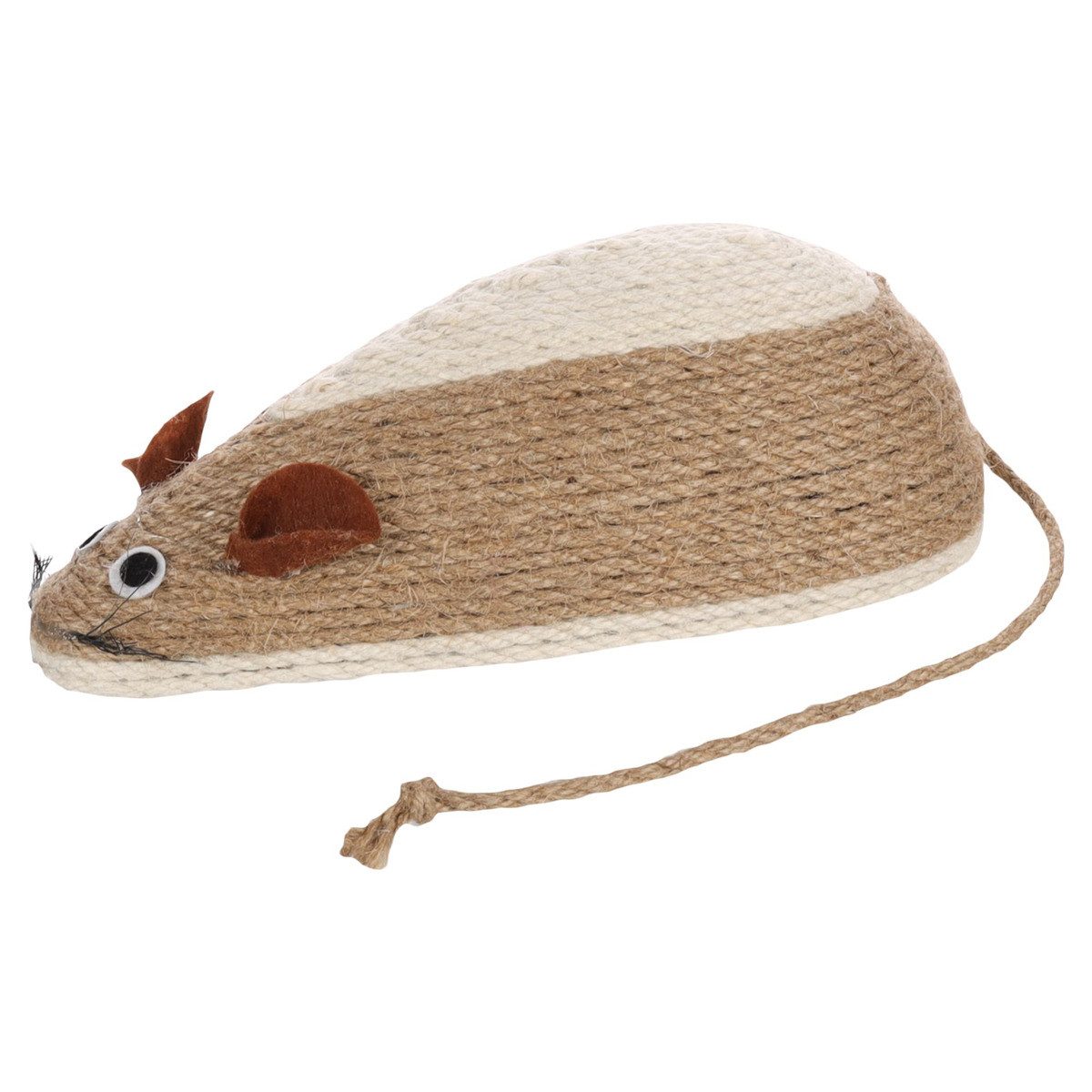 Flamingo Tierkuscheltier Katzenspielzeug Maus Bandit Minoes beige