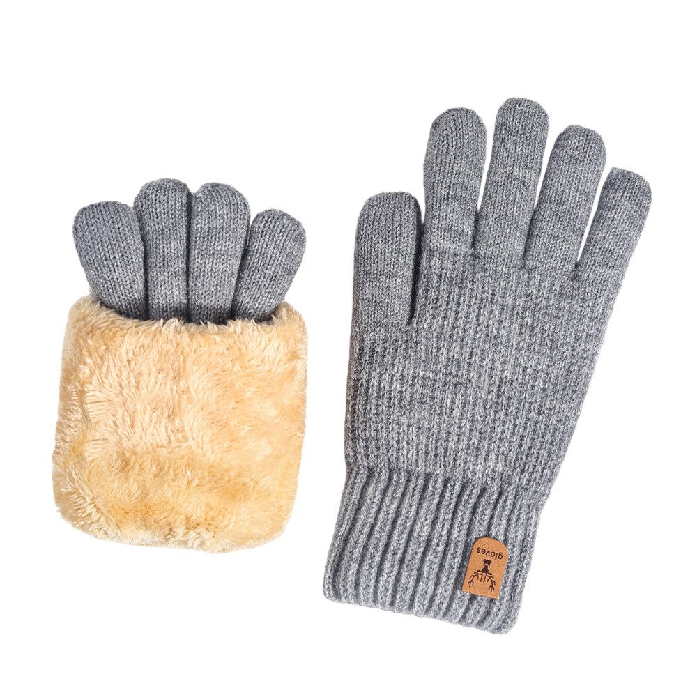 Cachito Strickhandschuhe Touchscreen Warme Strickhandschuhe Thermohandschuhe Outdoor Winter Geschenke für Herren und Damen