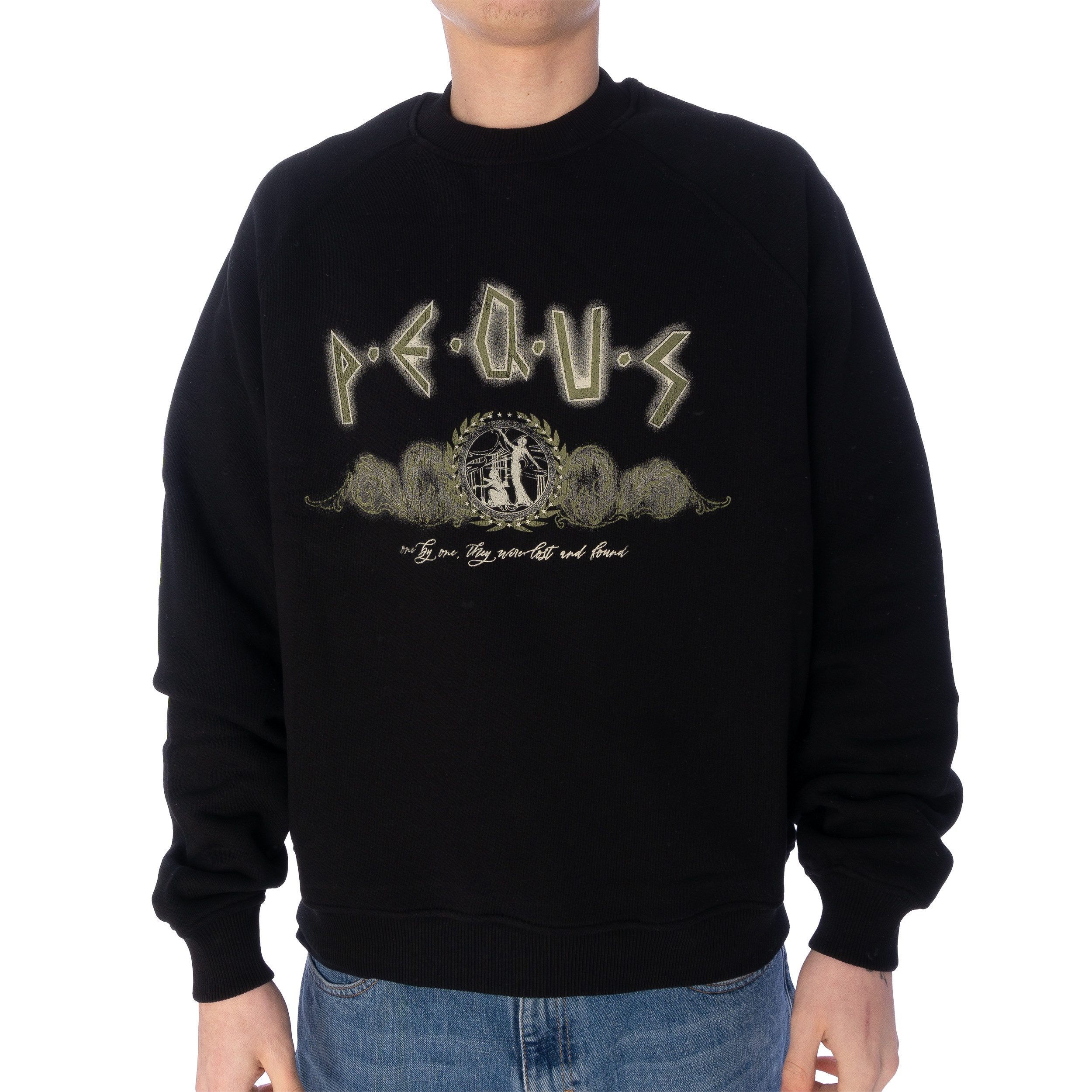 PEQUS Sweater Sweatpulli Pequs Ancient Chalk Painting