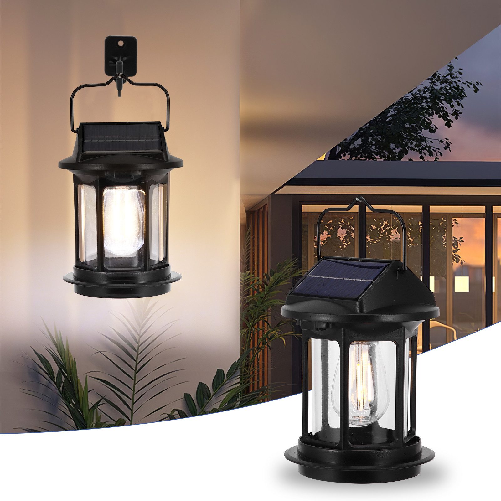 BlingBin LED Solarleuchte Solarlampen für Außen günstig online kaufen