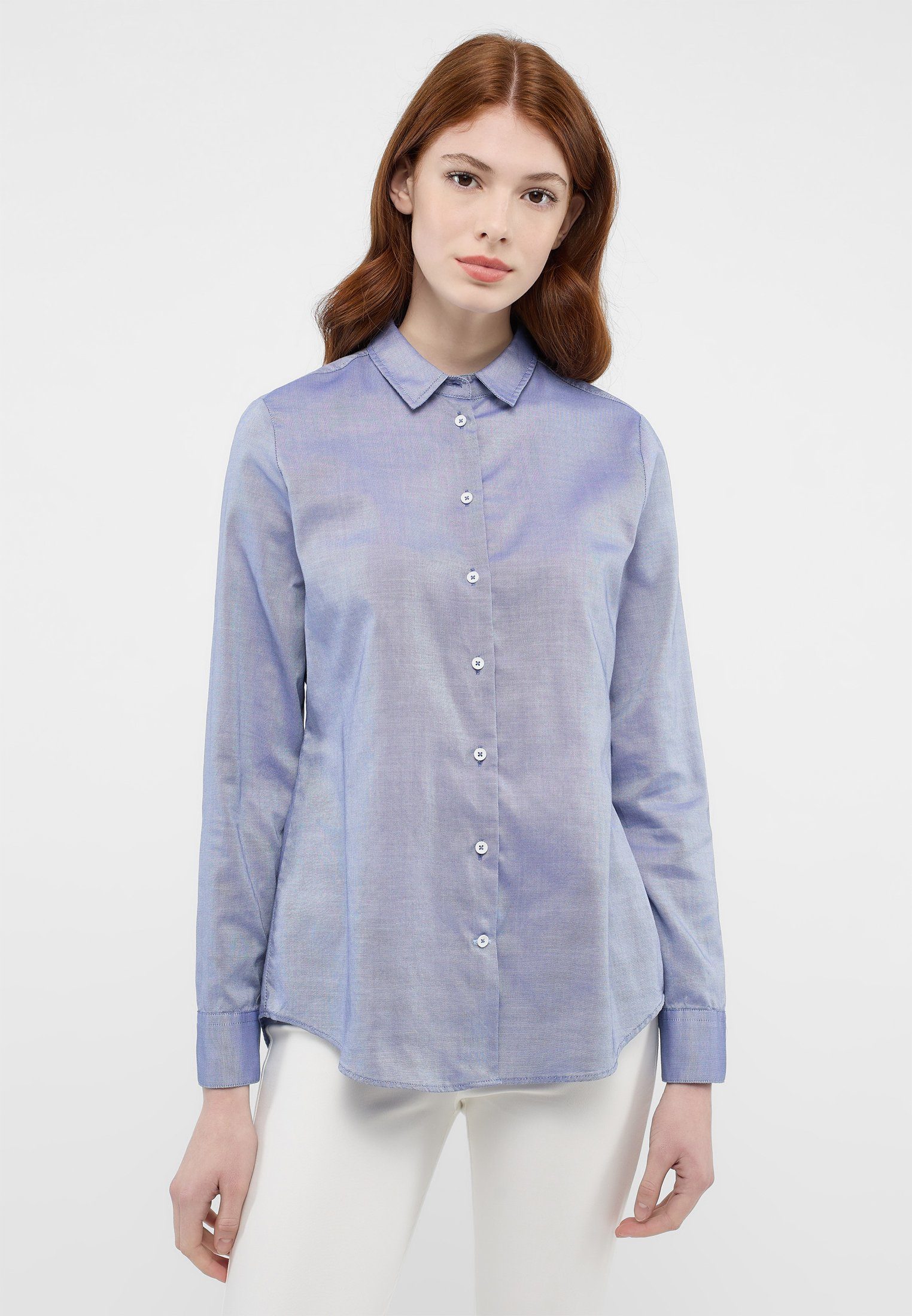 Shirtbluse Eterna royal REGULAR blau FIT