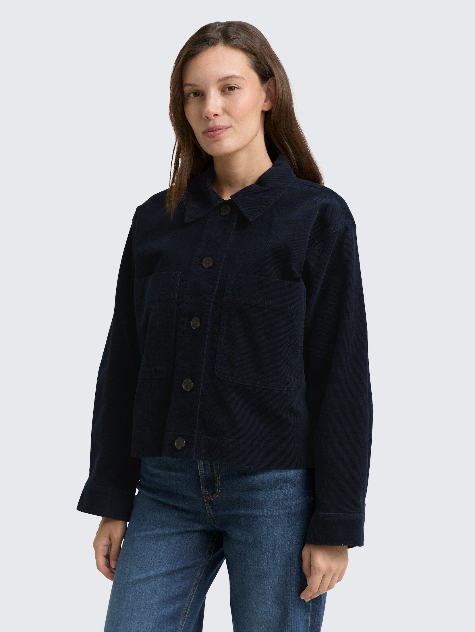 TOM TAILOR Jackenblazer Blazer Oversize Cordjacke günstig online kaufen