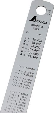 FAMEX Zimmermannswinkel 12664 Shinwa Lineal 15 cm, (mit Anschlag, 1-St), Made in Japan, 76751