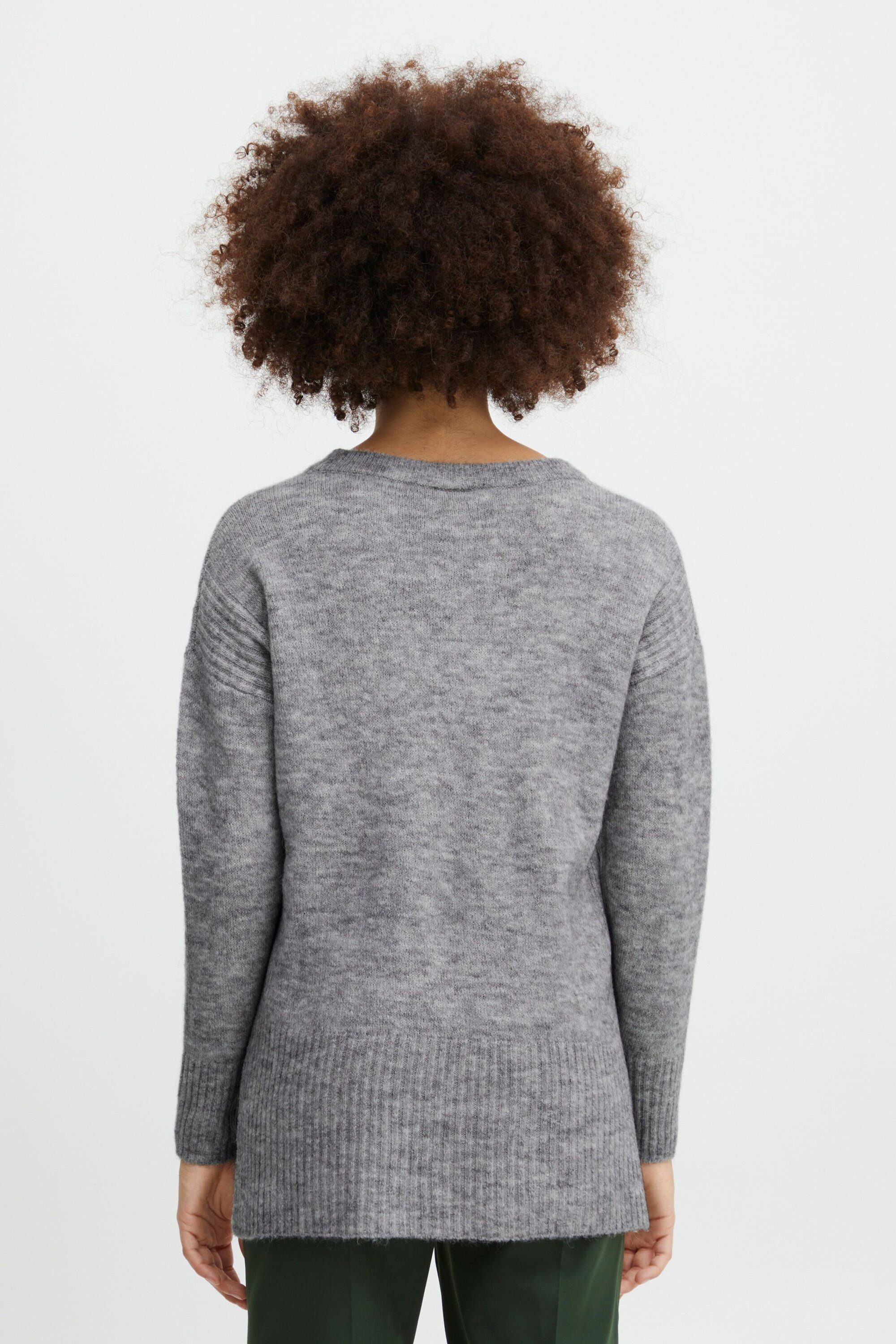 Ichi Strickpullover KAMARA (1-tlg) Plain/ohne Details