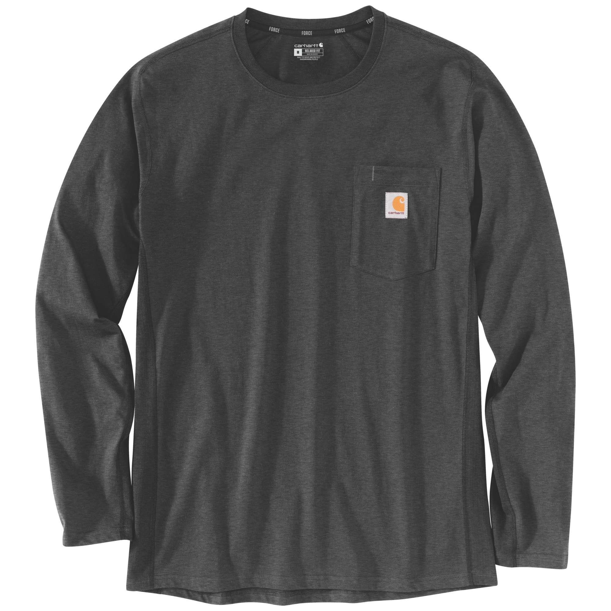 Carhartt Longsleeve Carhartt FORCE FLEX POCKET T-SHIRT L/S 104617 (1-tlg)