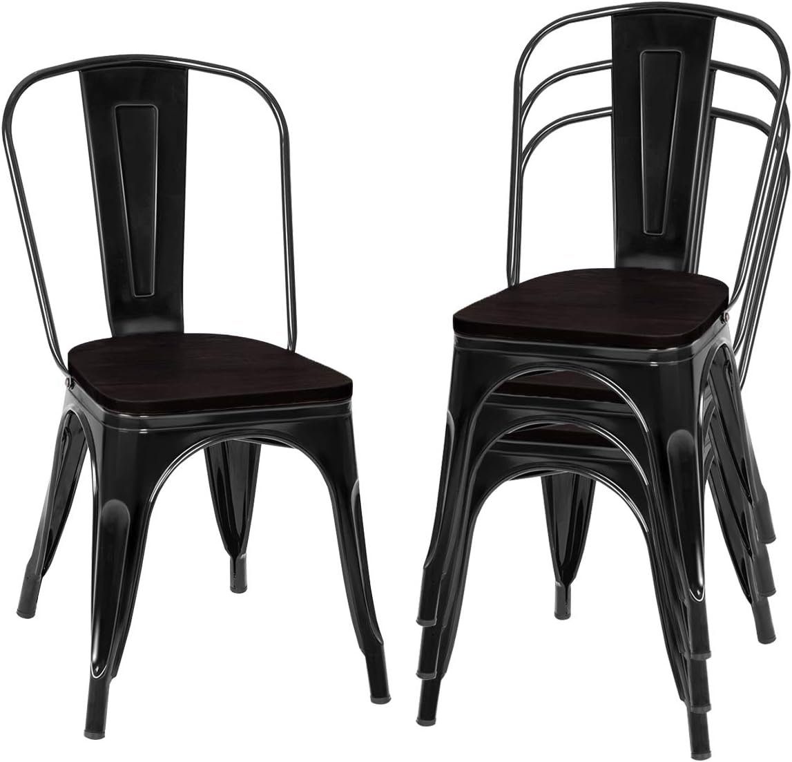 KOMFOTTEU Esszimmerstuhl Bistrostuhl (Set, 4 St), günstig online kaufen