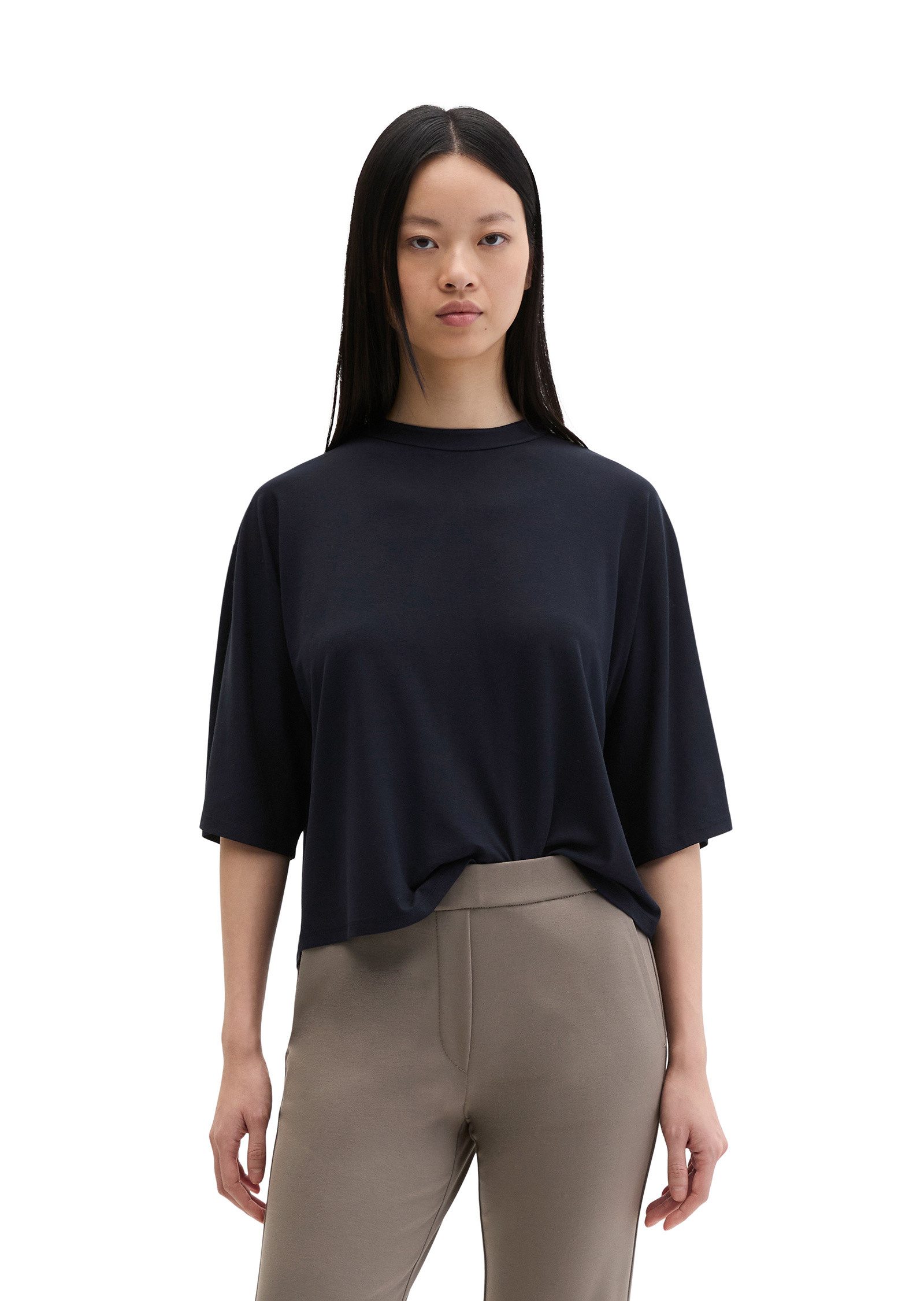 Marc O'Polo Langarmshirt aus LENZING™ ECOVERO™ günstig online kaufen
