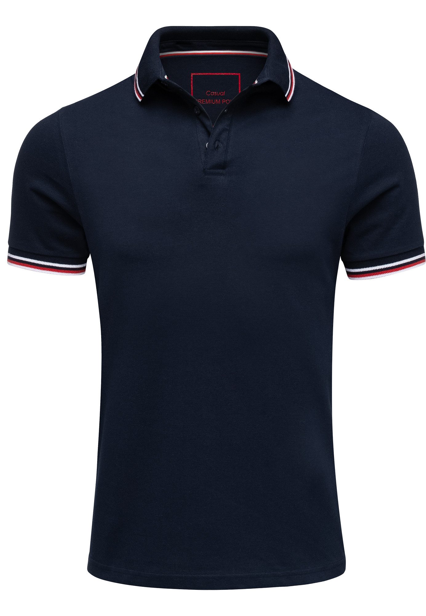 Amaci&Sons Poloshirt Berry Hill Poloshirt Herren Kurzarm Polo Hemd Regular günstig online kaufen