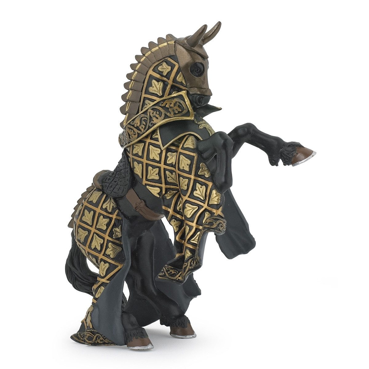 papo Spielfigur Spielfigur Pferd des Waffenmeisters Stier 9cm