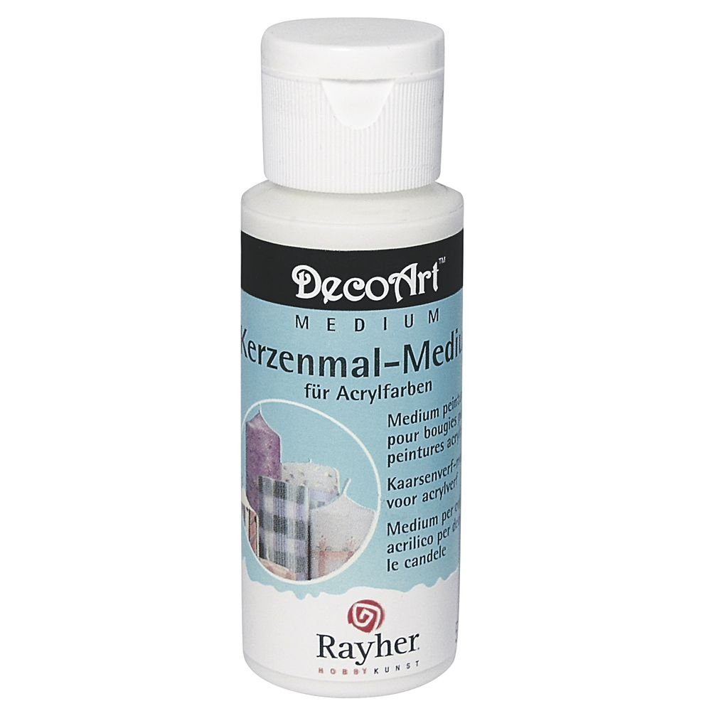 Rayher Bastelfarbe Kerzenmalmedium für Acrylfarben 59ml