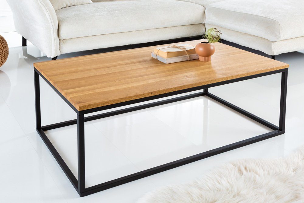 riess-ambiente Couchtisch ARCHITECTURE 100cm natur / schwarz (Einzelartikel günstig online kaufen