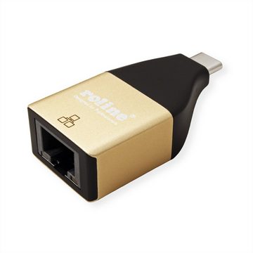 ROLINE GOLD USB 3.2 Gen 2 zu Gigabit Ethernet Konverter Computer-Adapter