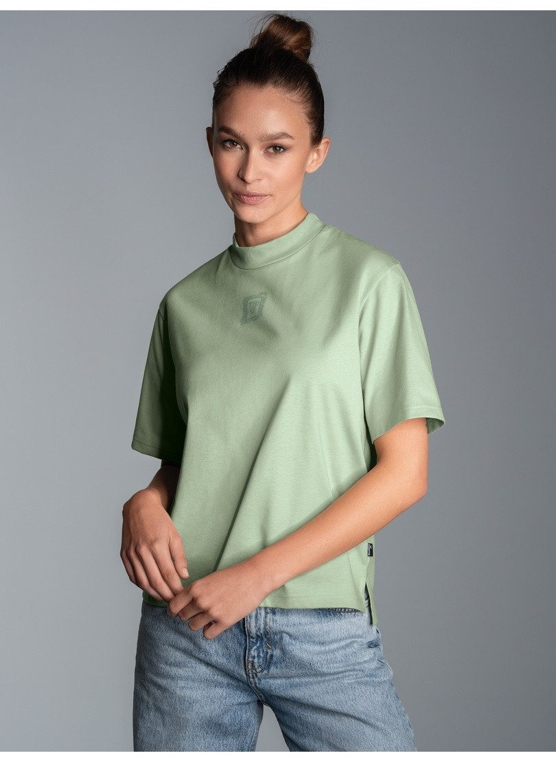 Trigema T-Shirt TRIGEMA T-Shirt mit Stehkragen günstig online kaufen