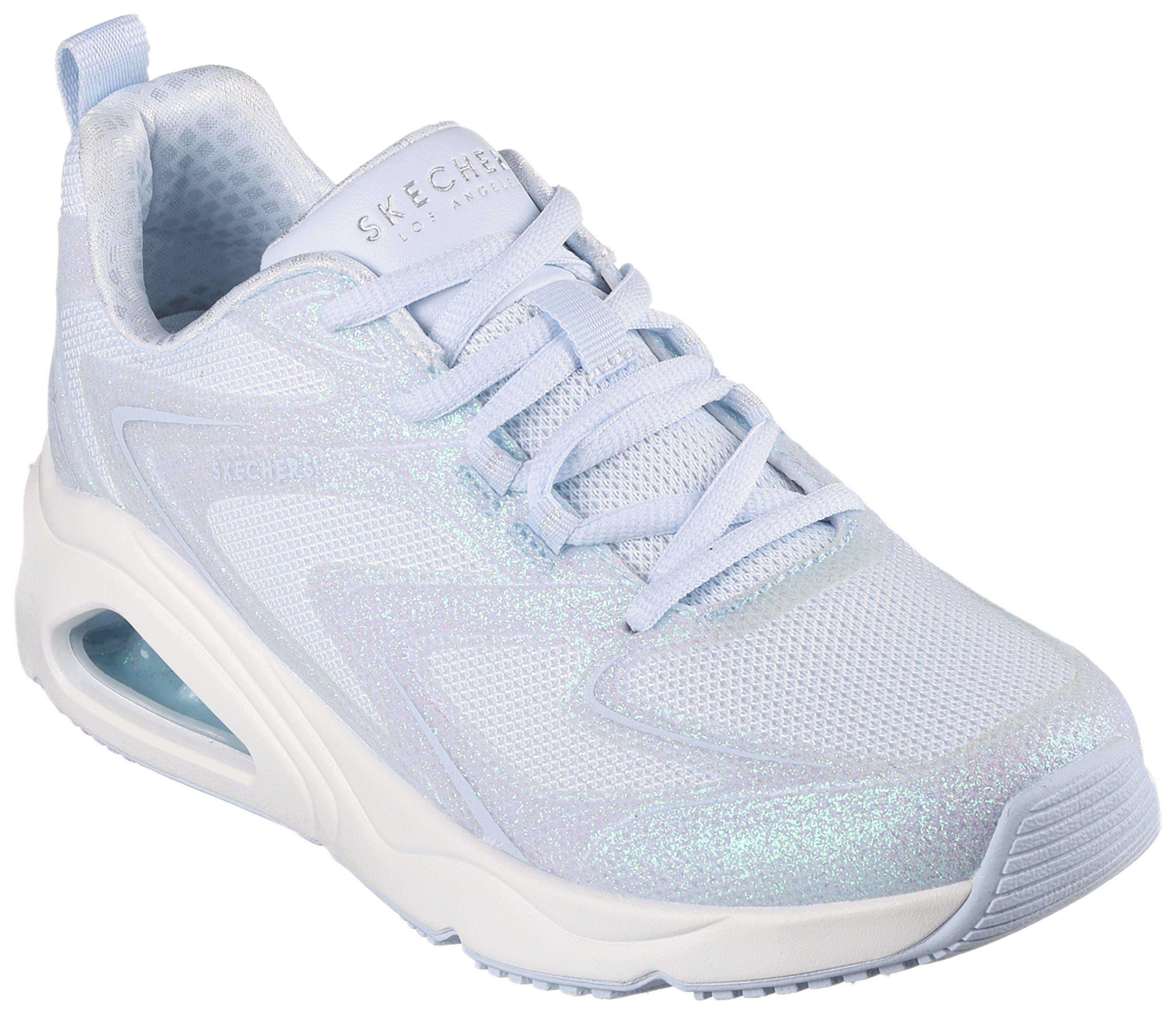 Skechers TRES-AIR UNO-GLIT-AIRY Keilsneaker mit cooler Absatzgestaltung, Freizeitschuh, Halbschuh, Schnürschuh