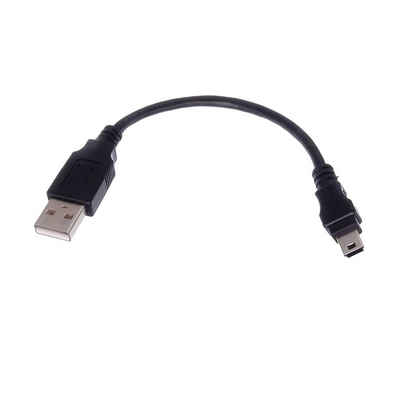 shortix kurzes USB-2.0-Kabel (A auf Mini-B). 17cm. 30cm. 50cm. USB-Kabel, USB Typ A, USB 2.0 Mini-B (17 cm), kurz
