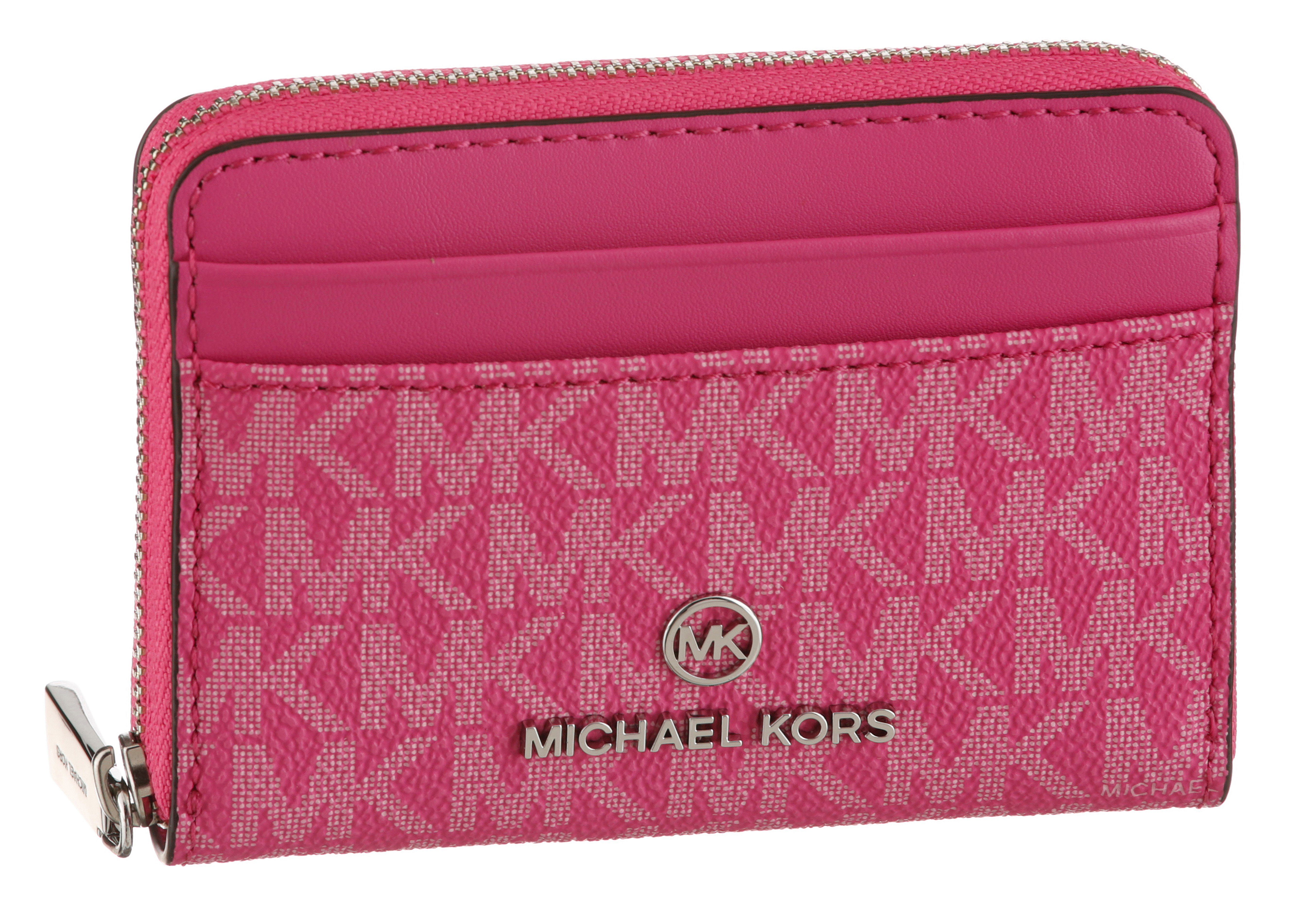MICHAEL KORS Brieftasche Jet Set Small, mit Logoprint pink