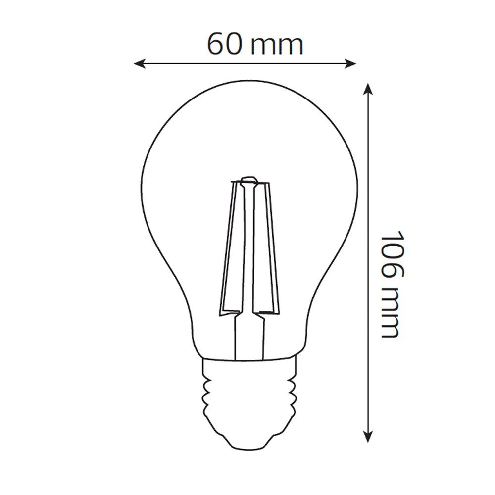 Clar kaltweiß, Warmweiß Leuchtmittel Modee Smart 8 Edisongewinde A60 LED-Leuchtmittel W Warmweiß, LED Form Standard Birnenform Birne glas Lighting 2700K E27 Filament