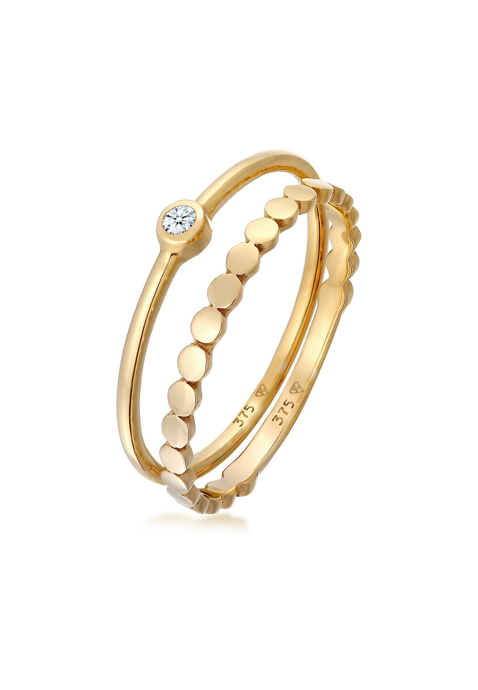 Elli DIAMONDS Diamantring Eternity Solitär Diamant günstig online kaufen