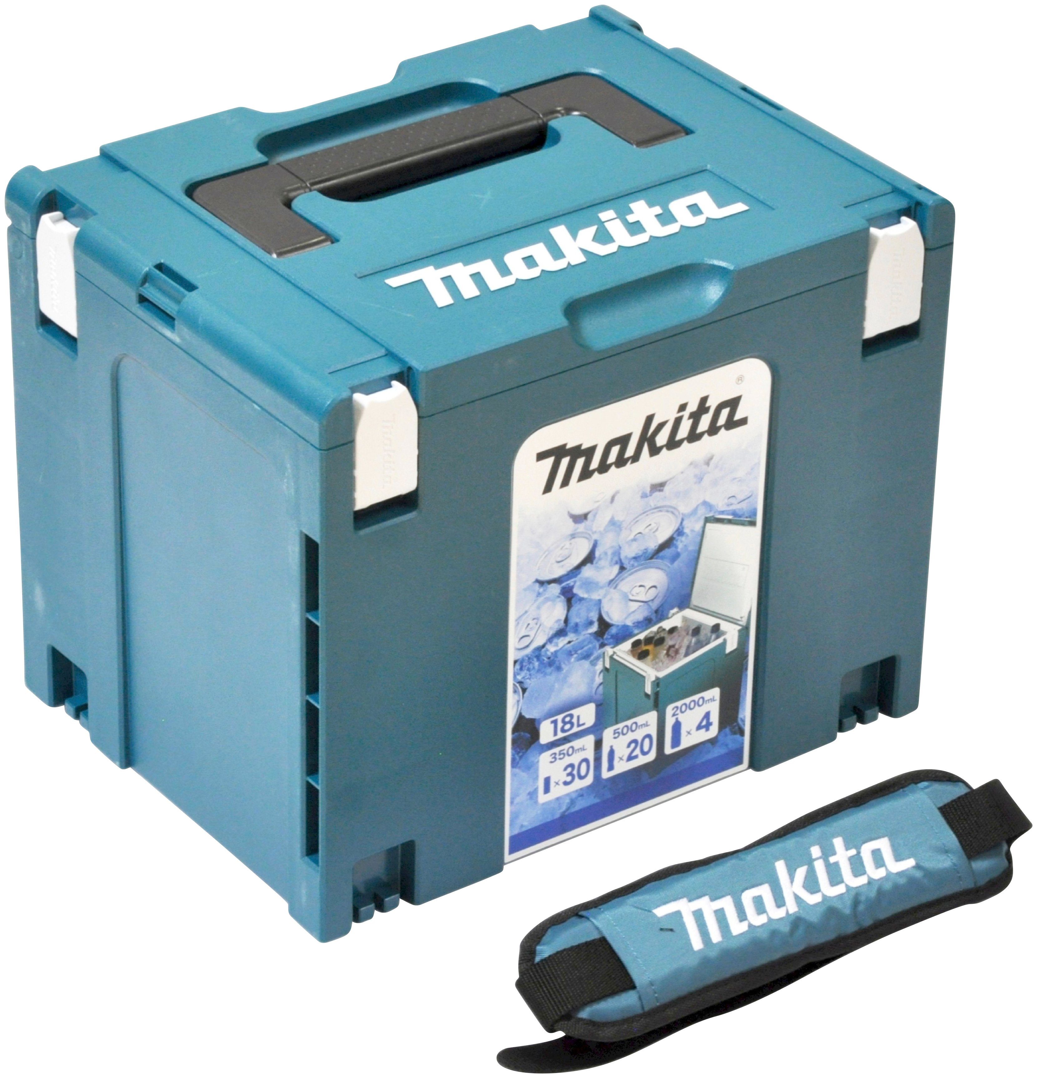 18 Makita l, Gr. 4, Kühlbox isoliert, Schultergurt inkl. MAKPAC