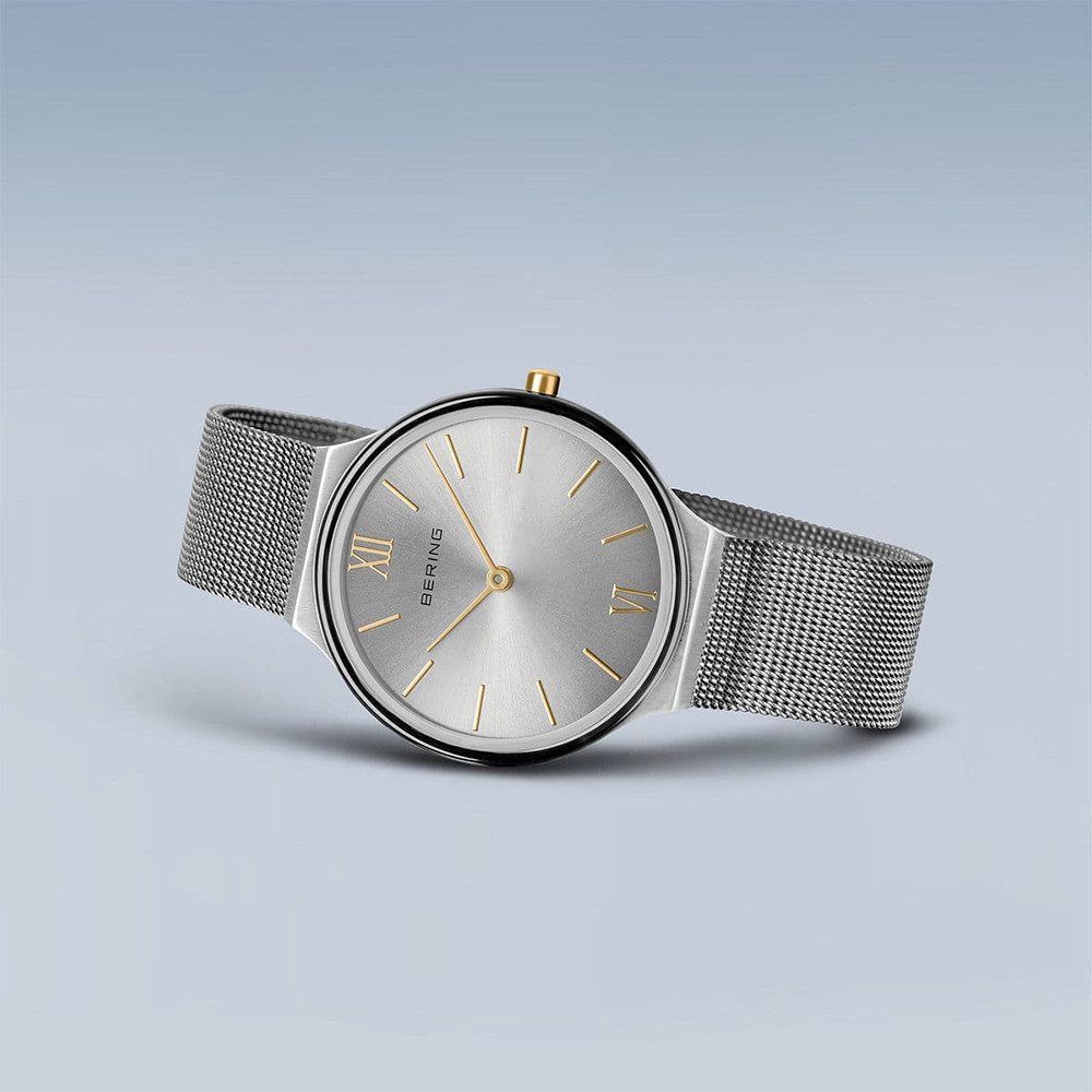 Bering Quarzuhr Bering Ultra Slim silber poliert/gebürstet 18434-010 18434-010, Hochwertiges Produkt mit zeitlosem Design, sorgfältiger Verarbeitung
