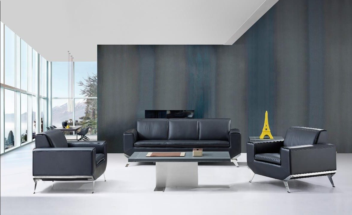 Xlmoebel Polstergarnitur Leder Polstersofa Modern, (3-tlg), Made in Europa