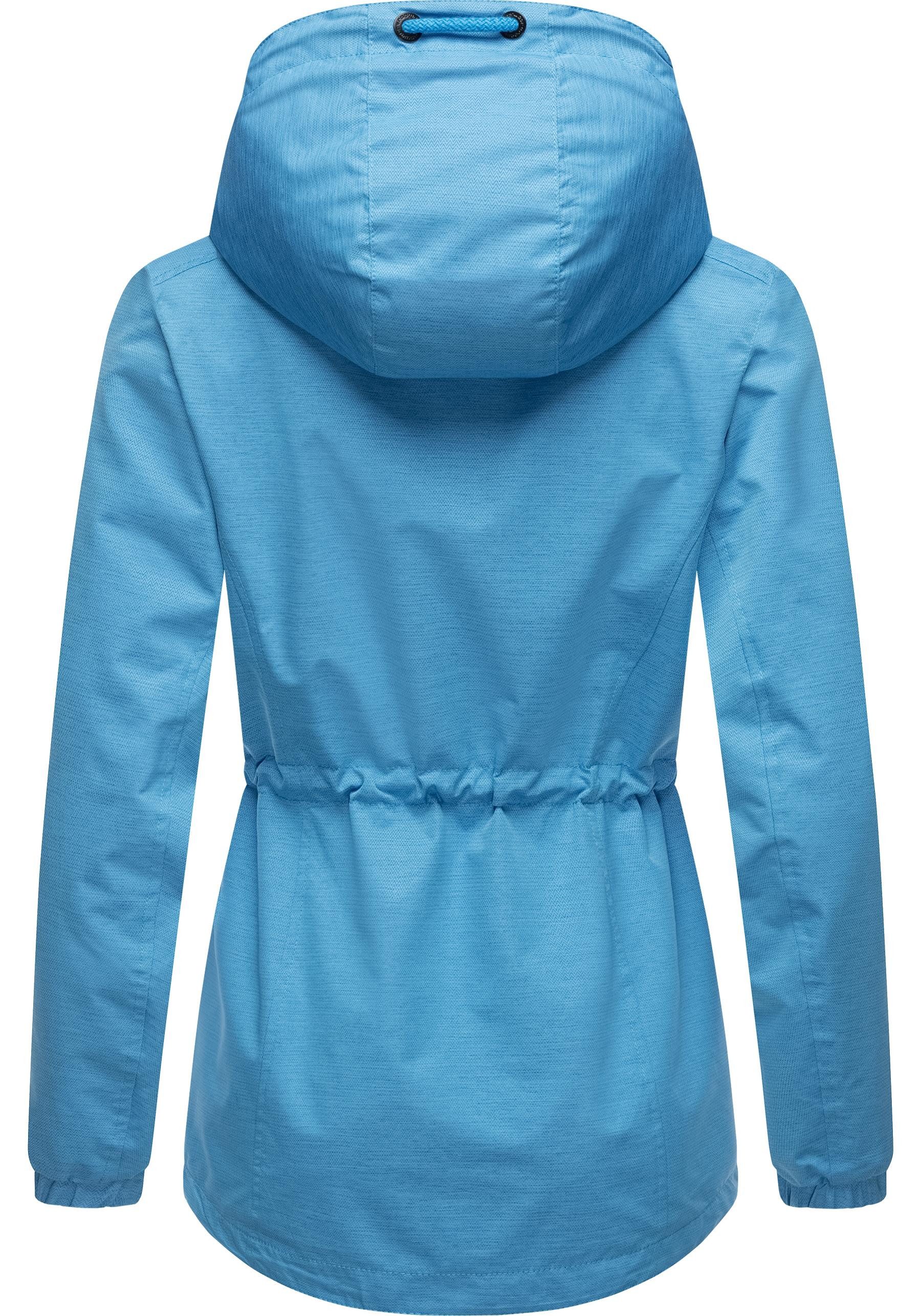 Ragwear Outdoorjacke Dankka Tech Stylische Damen Übergangsjacke aus wasserdichtem Material