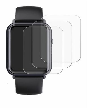 Savvies Schutzfolie für Tisoutec Smartwatch 1.69", Displayschutzfolie, 18 Stück, Folie klar