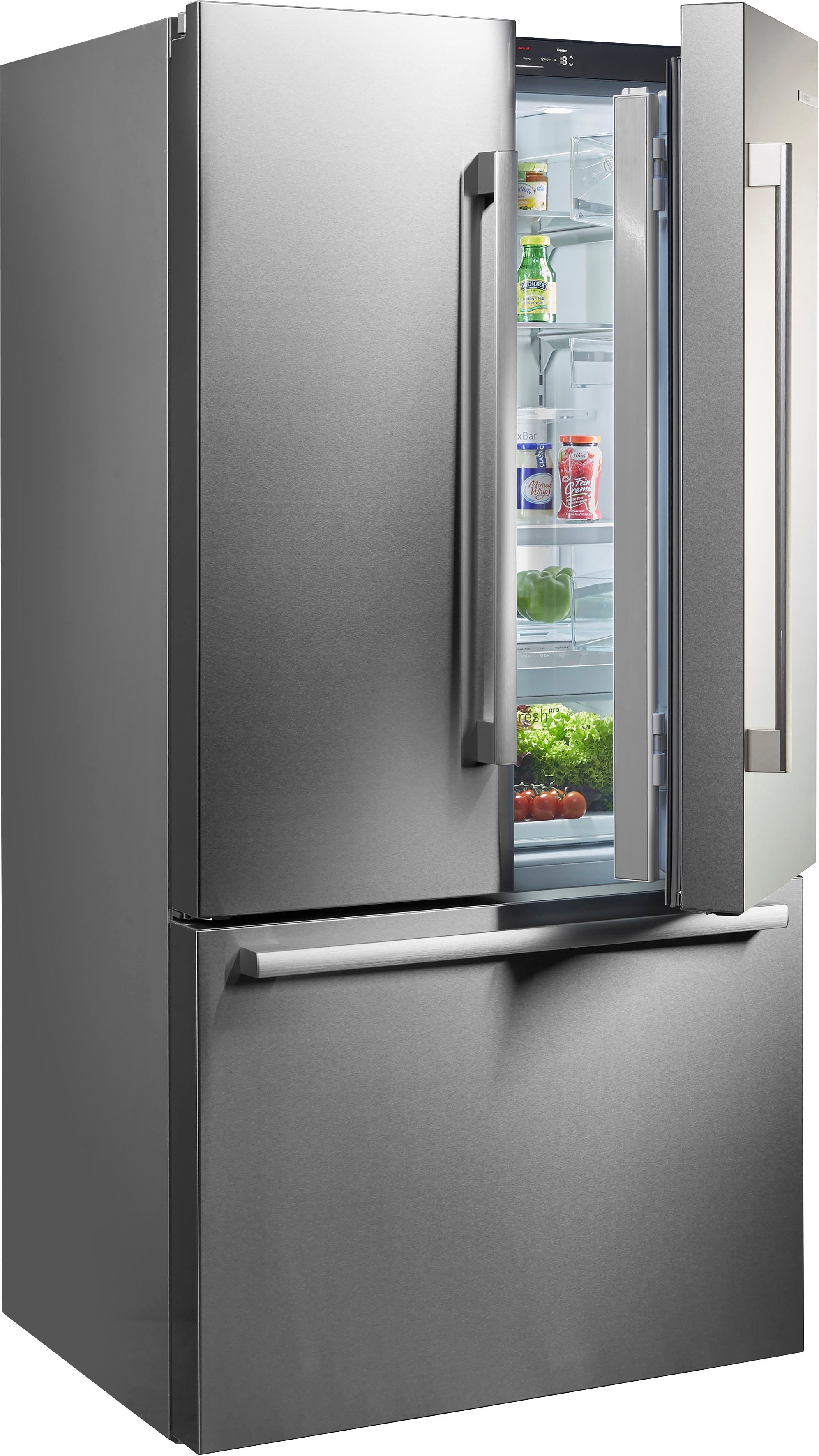 BOSCH French Door Serie 8 KFF96PIEP, 183 cm hoch, 90,5 cm breit
