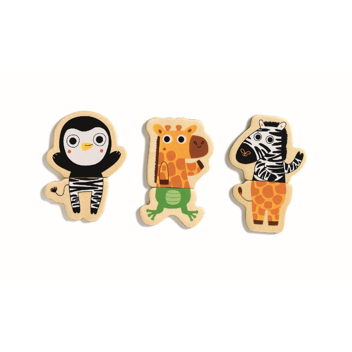 DJECO Kreativset DJECO Magnetspiel "Coucou" Tierfiguren & Fantasietiere für Kinder ab 2