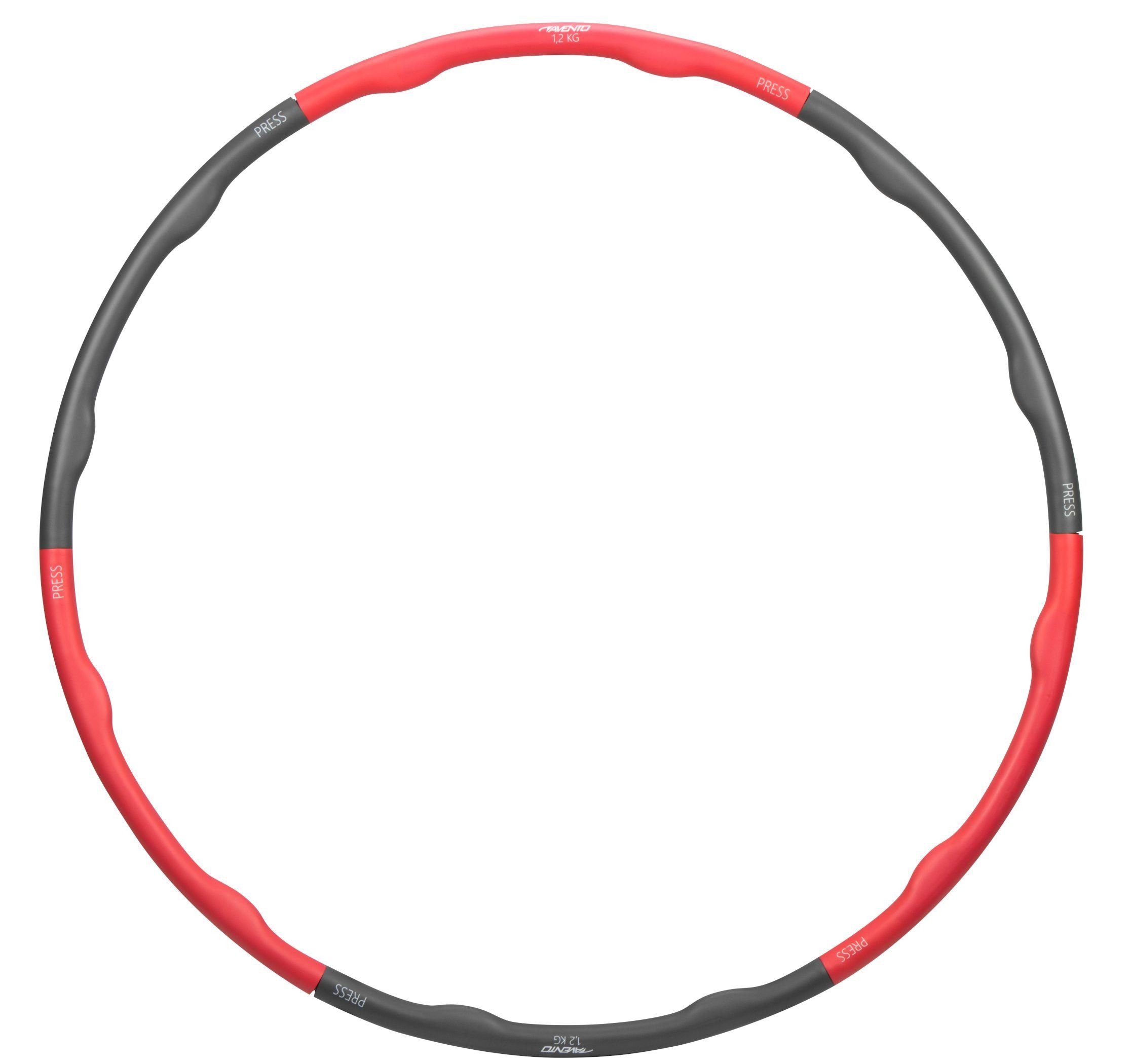 kg, • 1,2 Schaumstoff • Fitness Zusammenstecken Hula-Hoop-Reifen Avento Reifen massierende zum Bauchtrainer Noppen