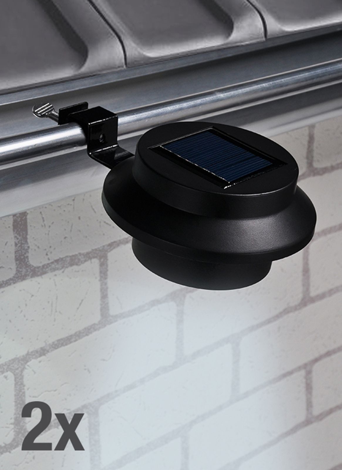 Gravidus LED Dachrinnenleuchte LED Solar Dachrinnenleuchte