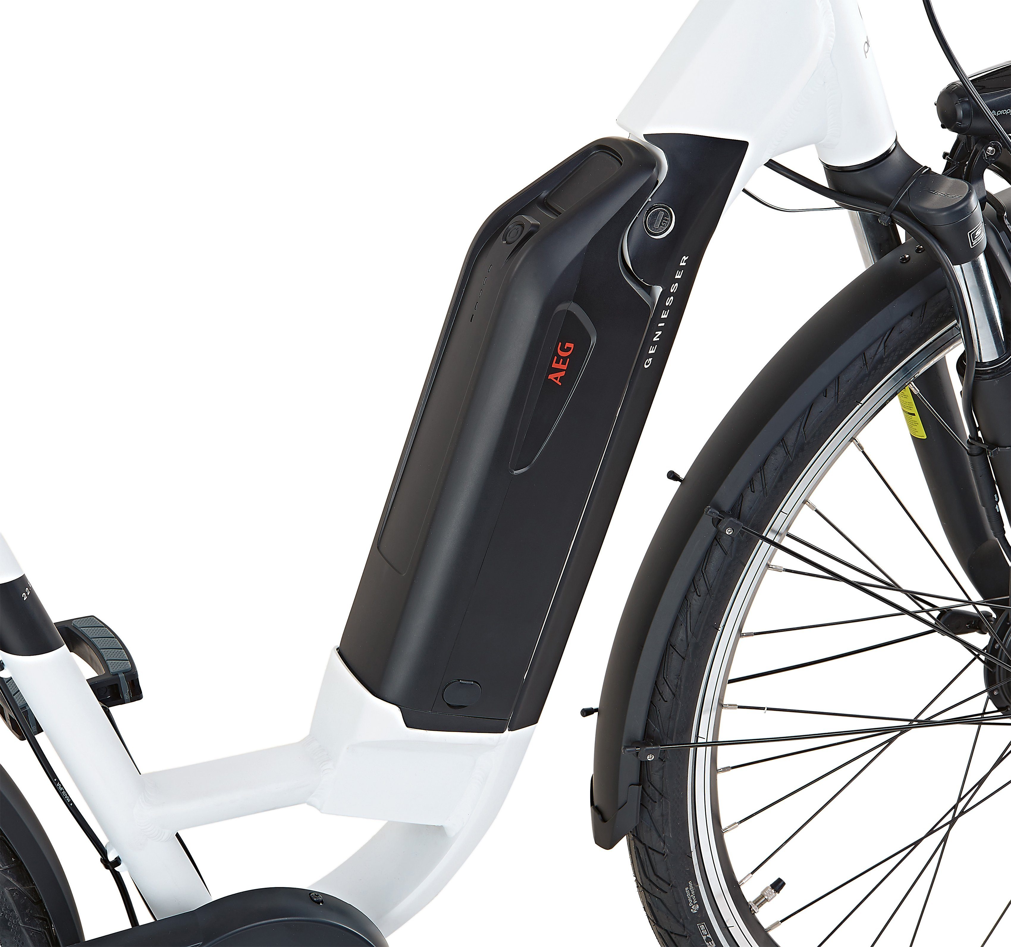 Prophete E-Bike Cityrad Geniesser 22.EMC.20, 7 Gang Shimano Nexus Schaltwerk, Nabenschaltung, Frontmotor, 374 Wh, Pedelec, Elektrofahrrad für Damen u. Herren