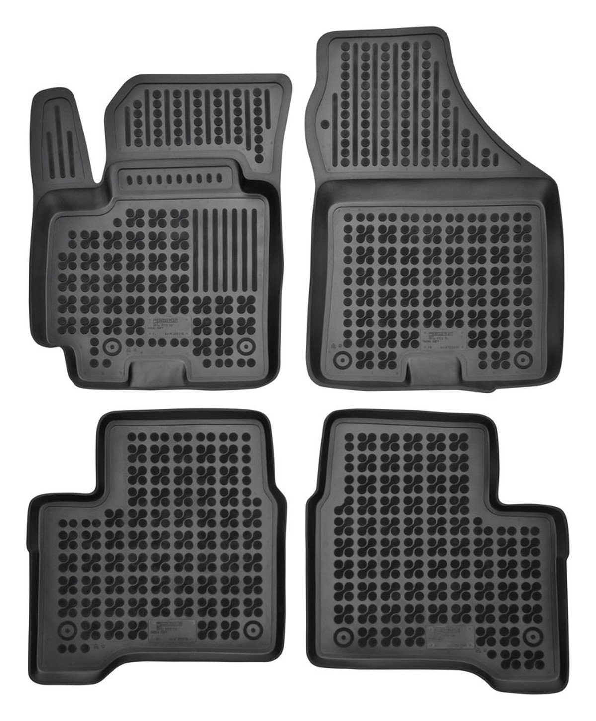 AZUGA Auto-Fußmatten für Suzuki 5-türer ab Hohe für Swift passend Suzuki Gummi-Fußmatten Swift 5/2017 4-tlg