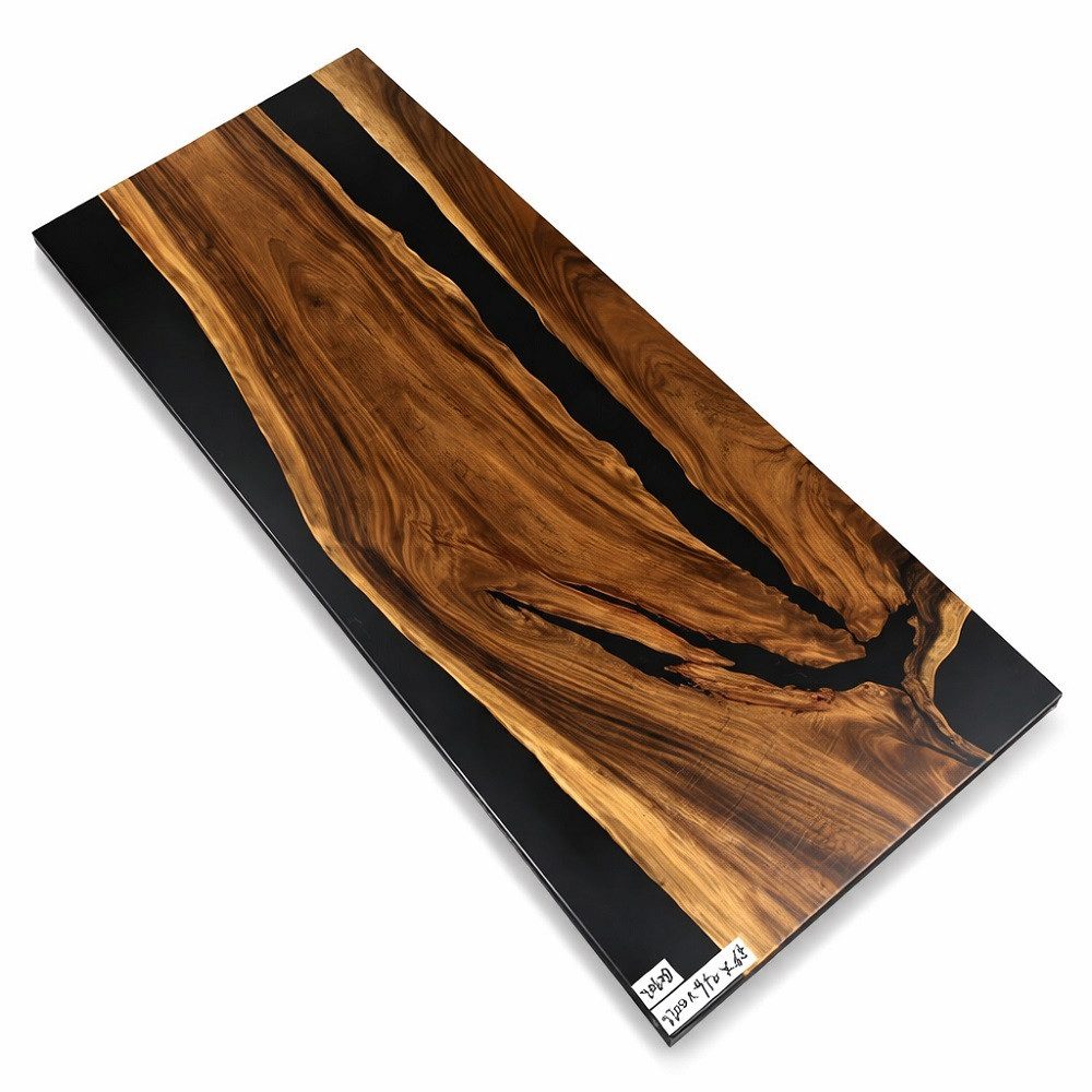 JVmoebel Esstisch Luxus Design Epoxidharz Esstisch River Tisch Echtes Holz Tische SOFORT (1-St), Made in Europa