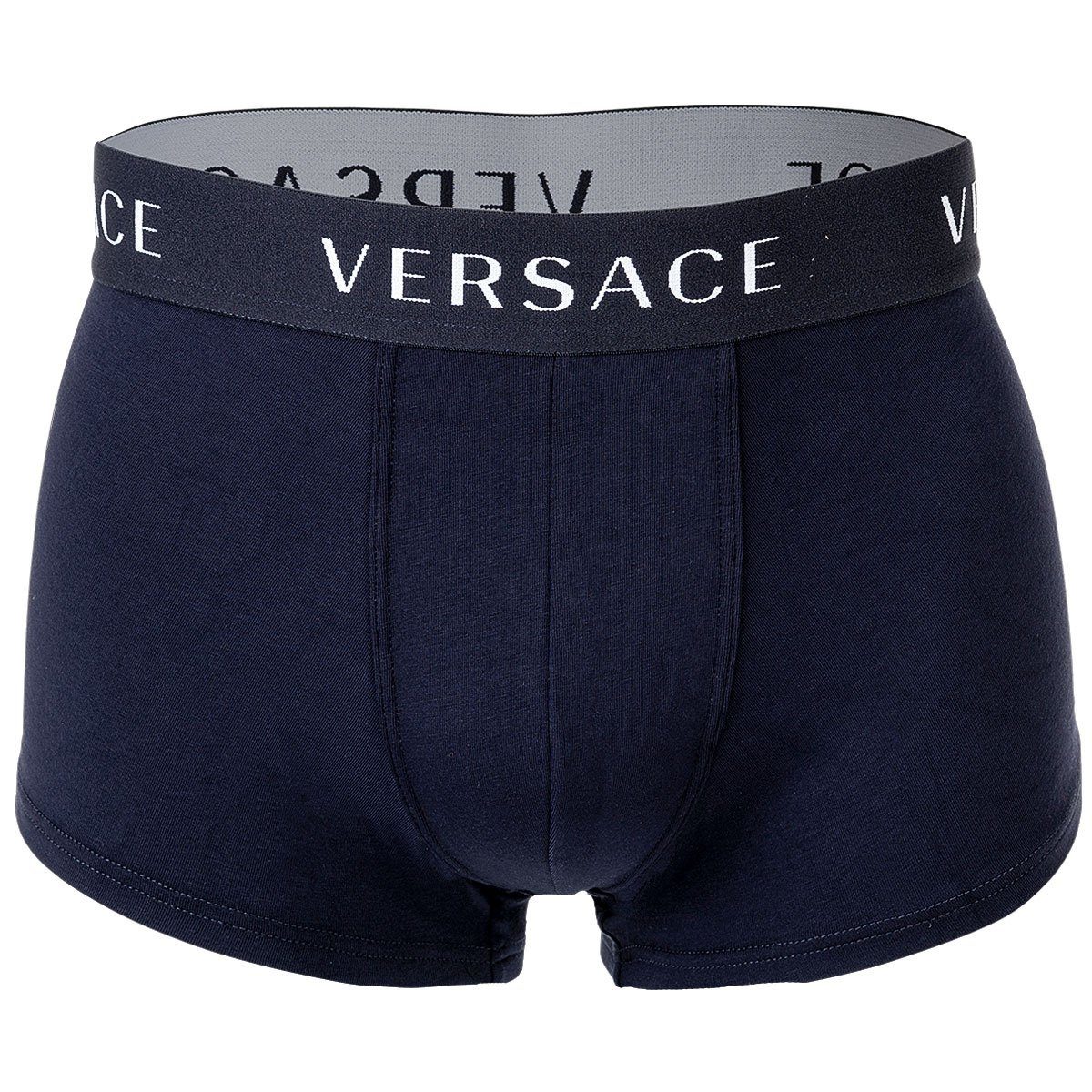 Versace Boxer Herren Boxer Shorts, - Weiß/Blau Pack 2er Trunk