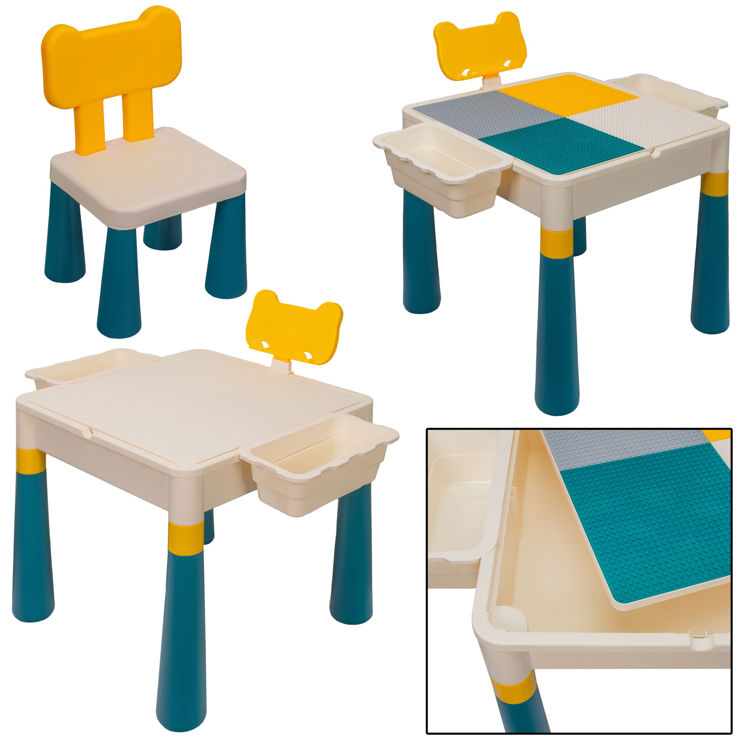 COIL Kindersitzgruppe Kindertischgruppe Kinderstuhl Kindertisch Kindermöbel günstig online kaufen